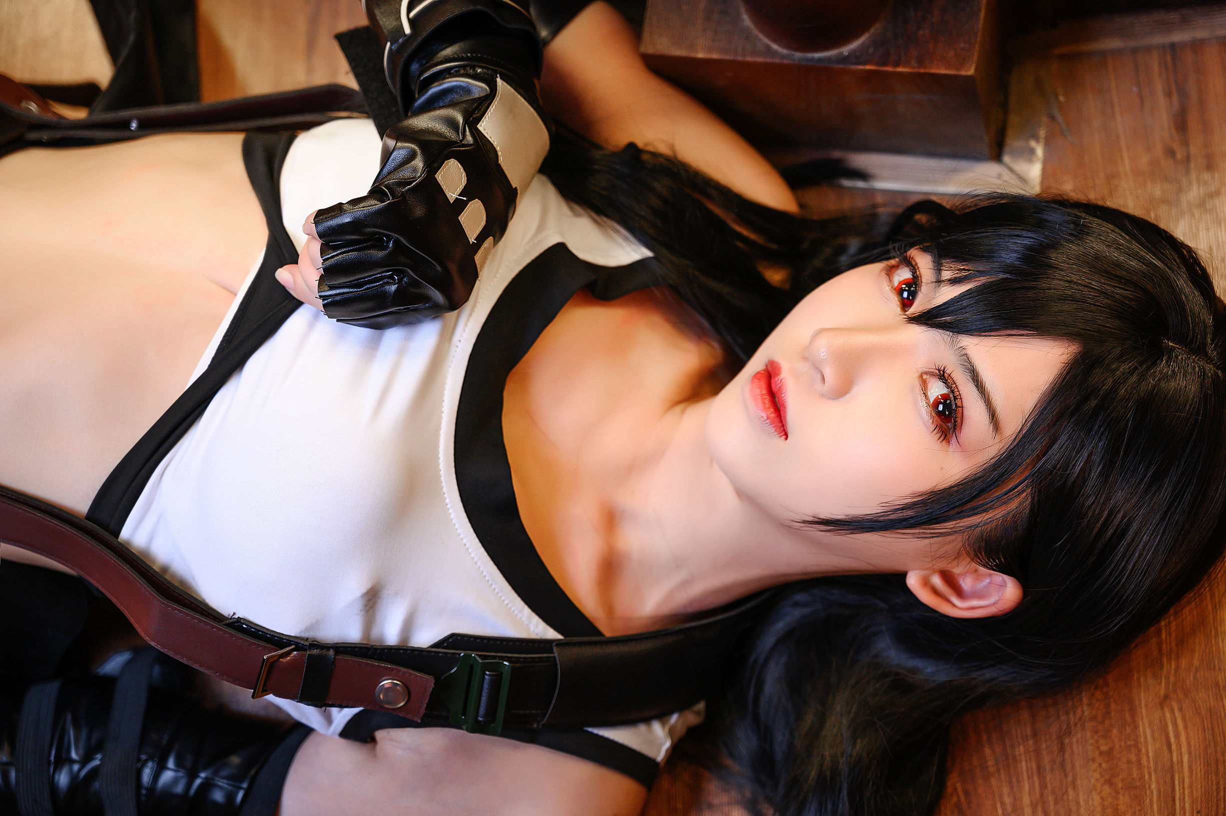 コスプレ特典] 超人気コスプレイヤー ウナギフェイエル - ティファ戦闘服