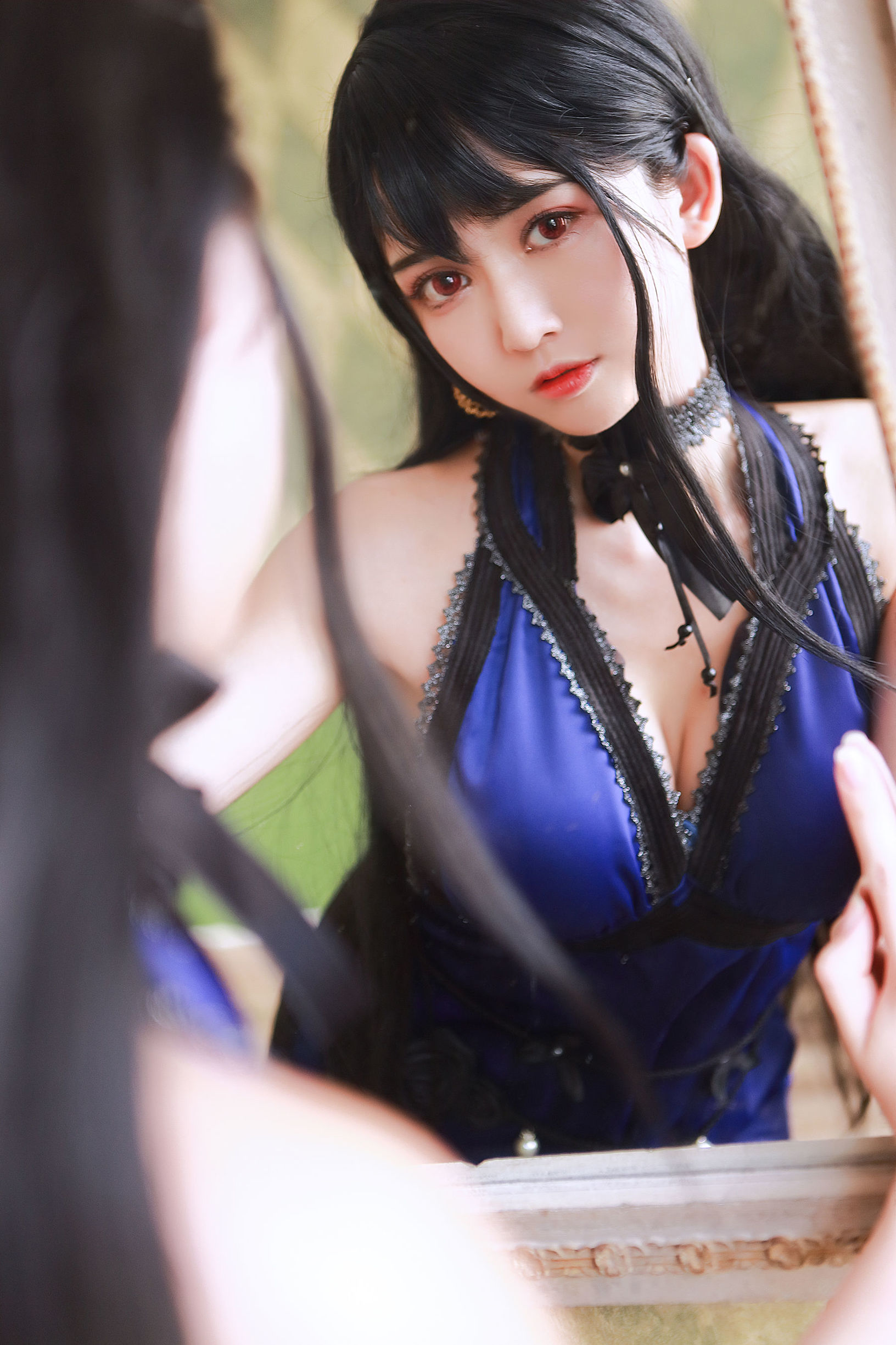 Cosplay Perks] Super Popular Cosplayer Eel Fei Er - Tifa Dress