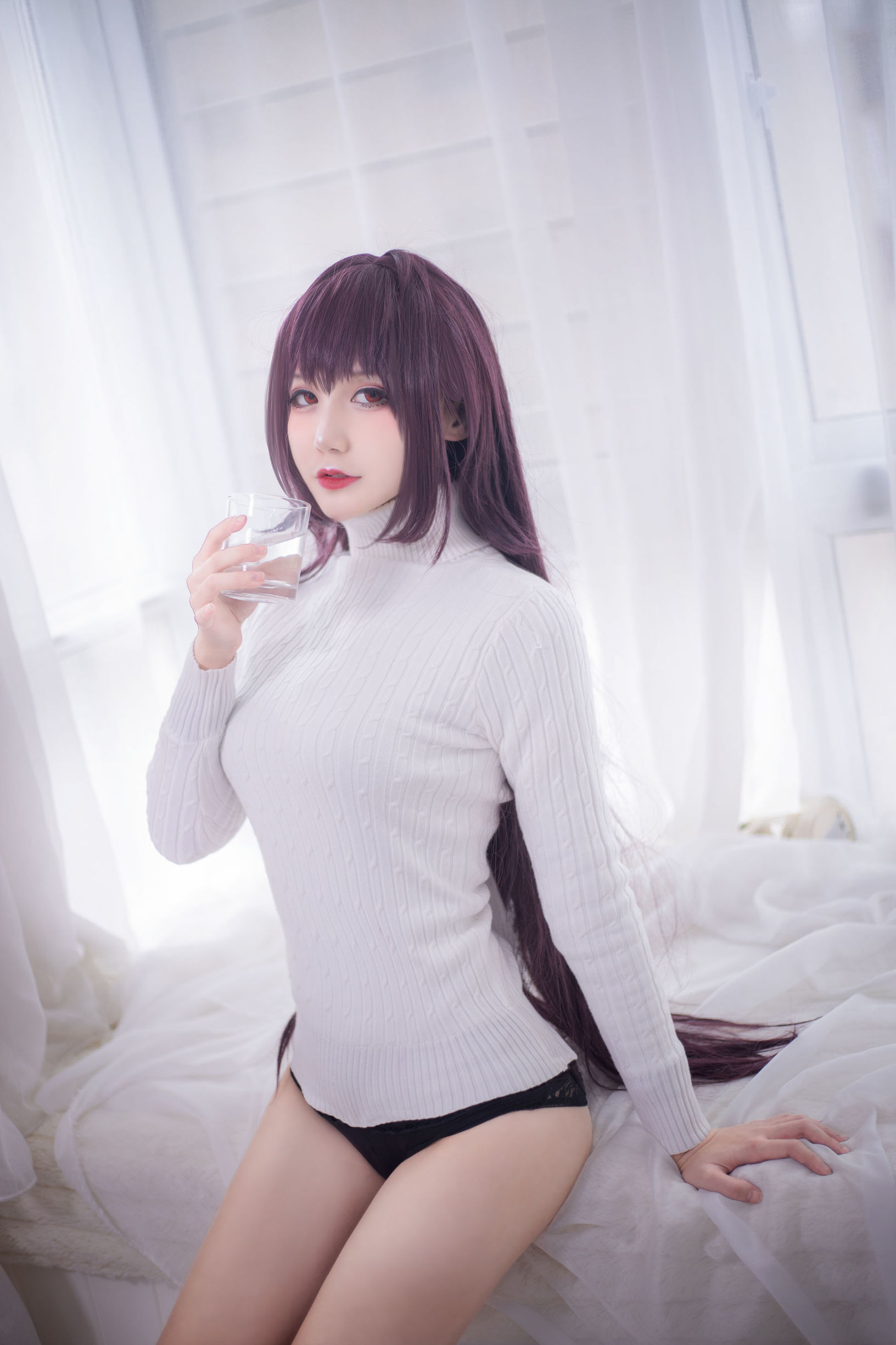 COS Phúc lợi] COS Em gái Senku Airi - Scáthach Áo len
