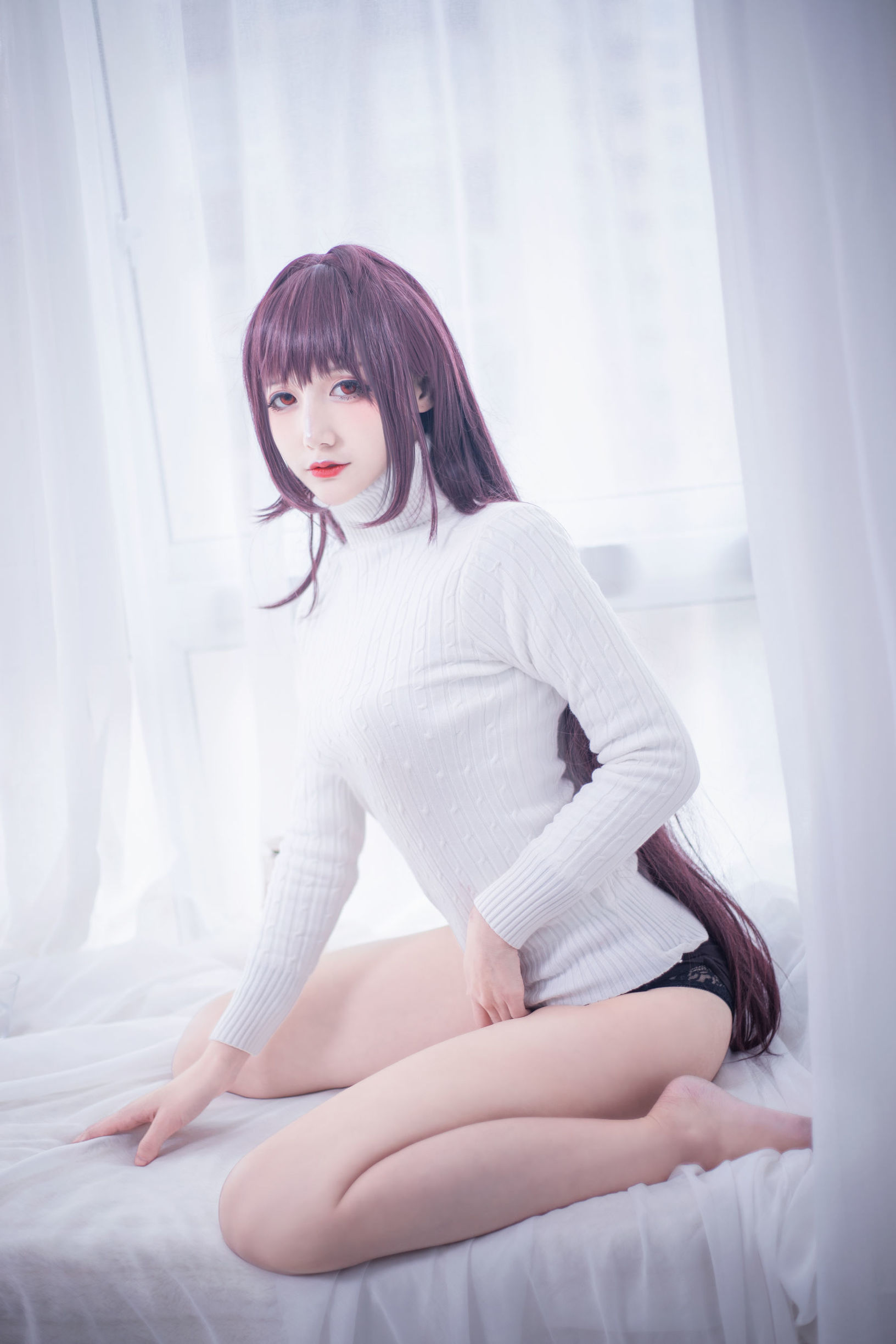 COS Phúc lợi] COS Em gái Senku Airi - Scáthach Áo len