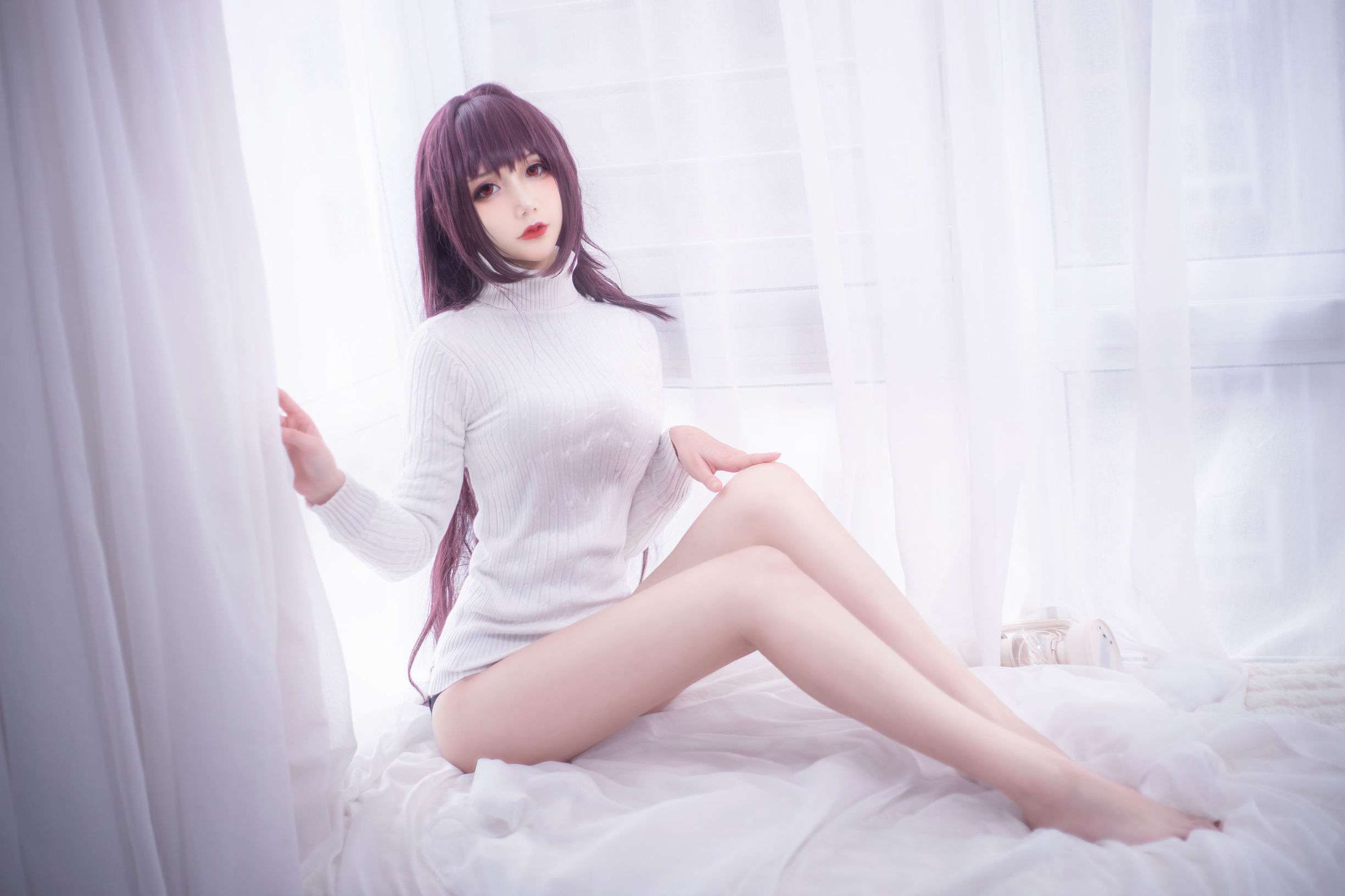 COS Phúc lợi] COS Em gái Senku Airi - Scáthach Áo len