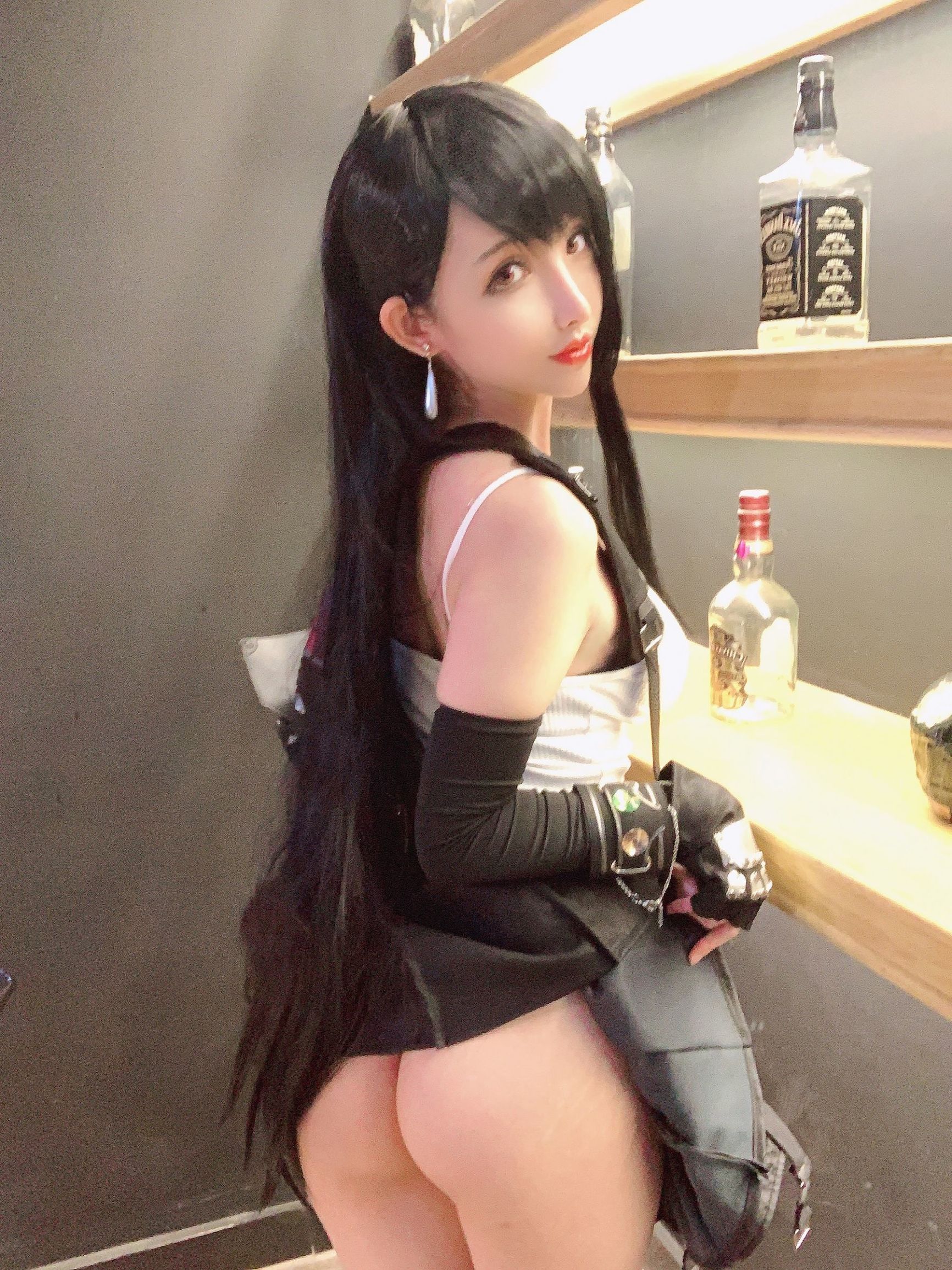 Cosplay Welfare] Cosplay Welfare Rioko Liang Liang Zi - Tifa Selfie