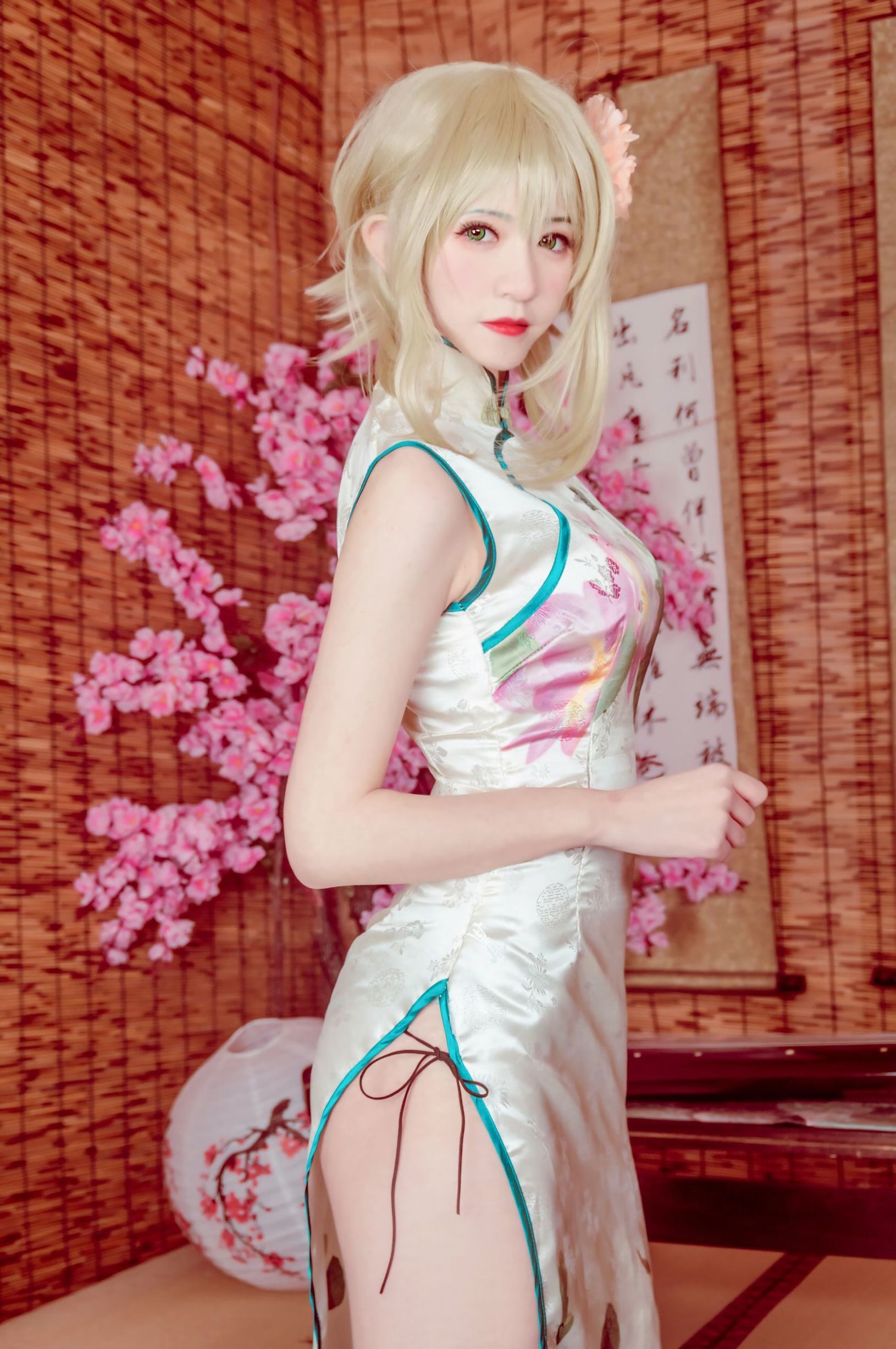 COS福利] Coser__KETTOE - V家 GUMI 旗袍