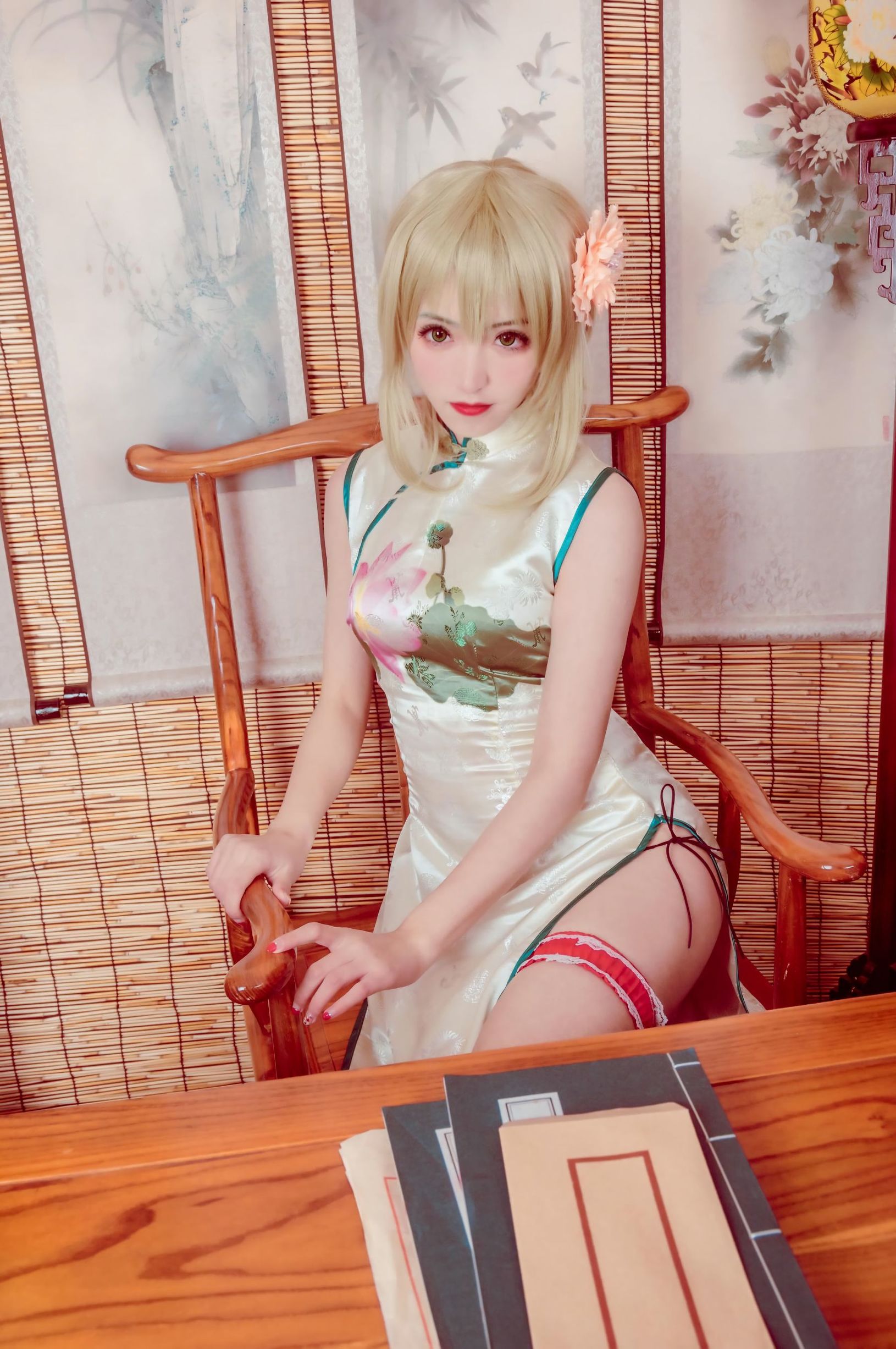 COS福利] Coser__KETTOE - V家 GUMI 旗袍