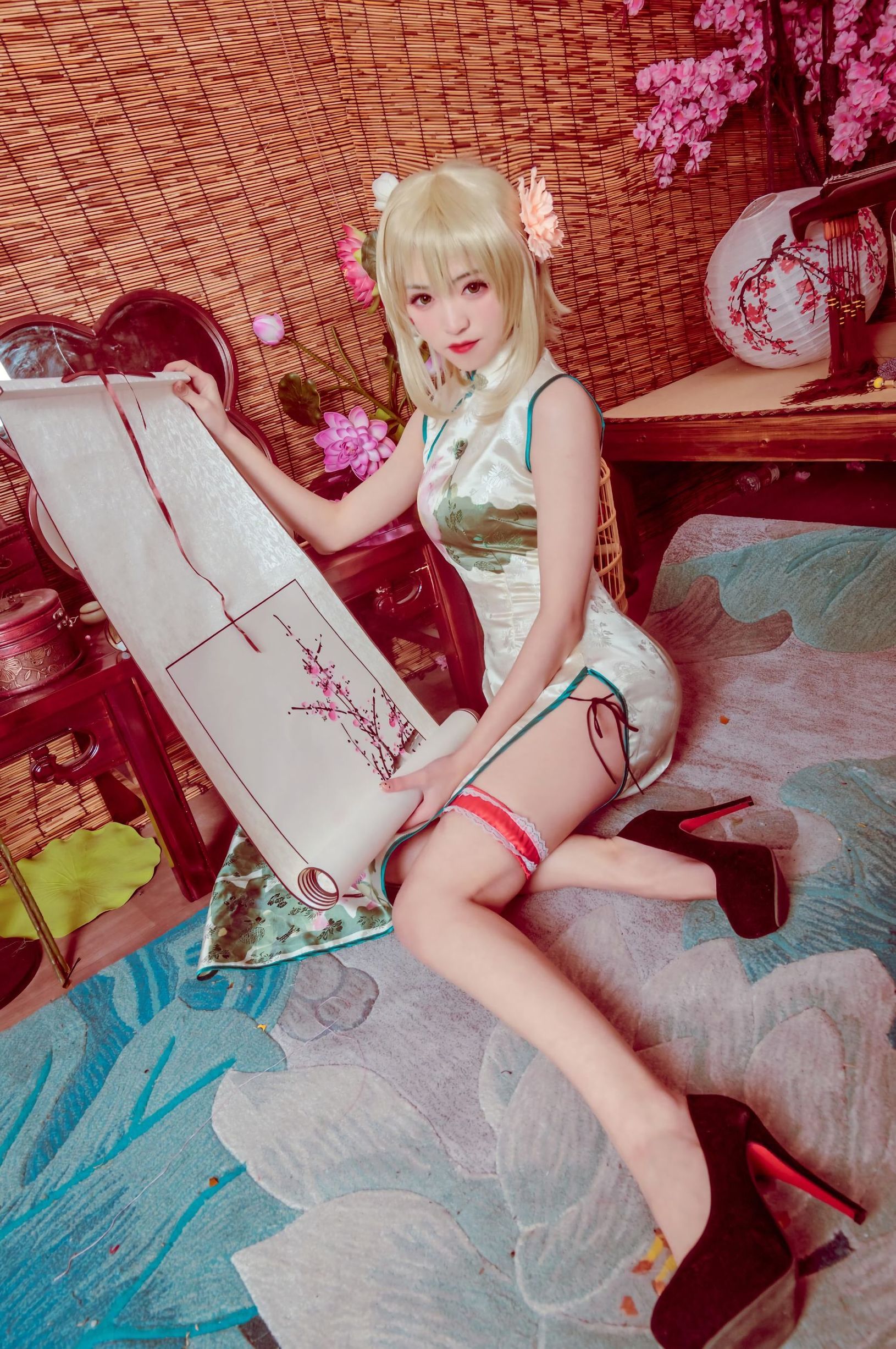 COS福利] Coser__KETTOE - V家 GUMI 旗袍