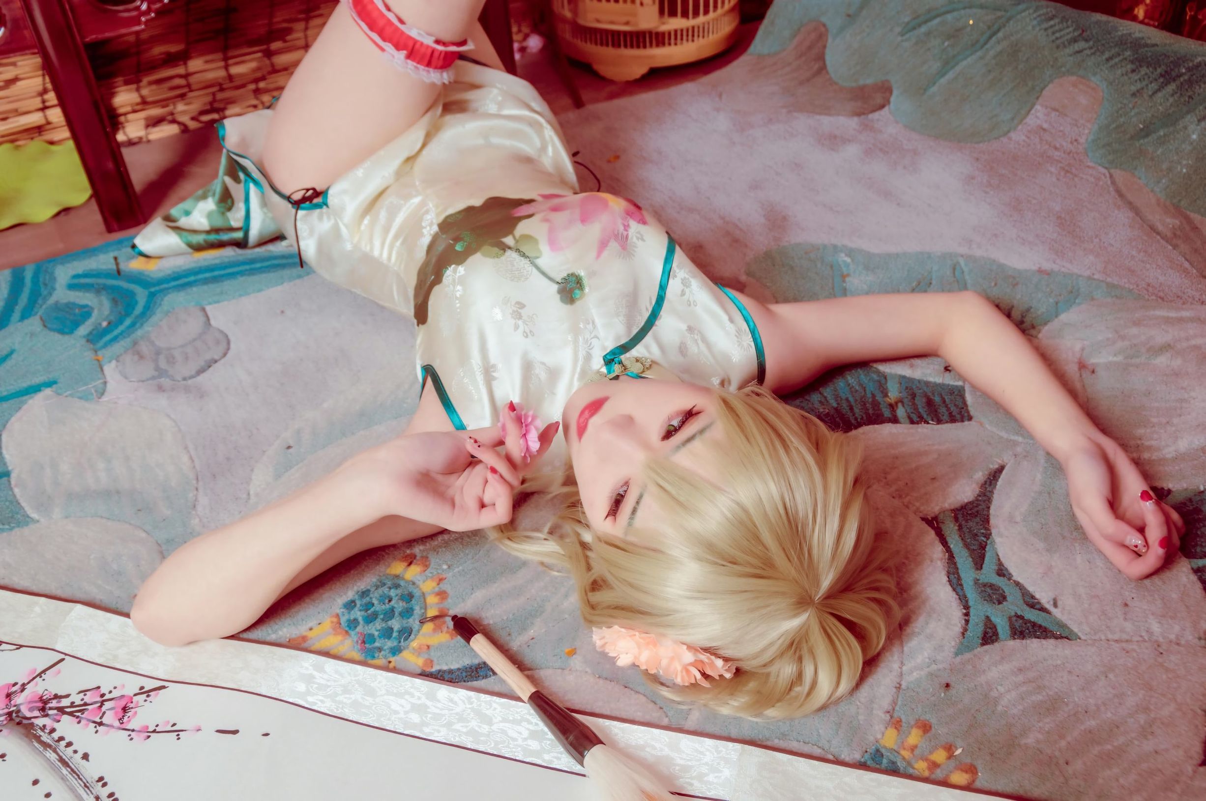COS福利] Coser__KETTOE - V家 GUMI 旗袍