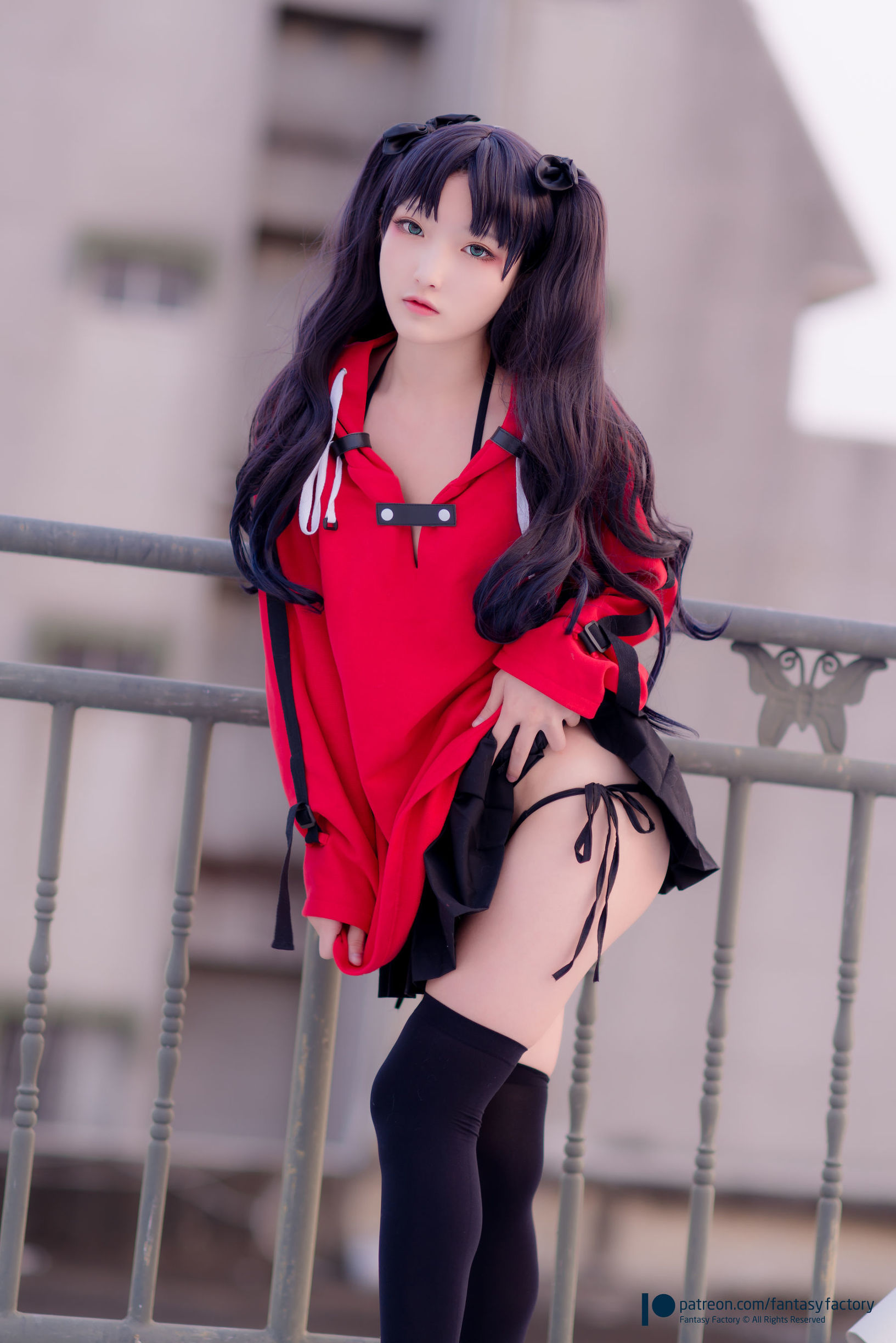 Xiaoding 单车少女 黑胶 情趣网衫 Photo Set
