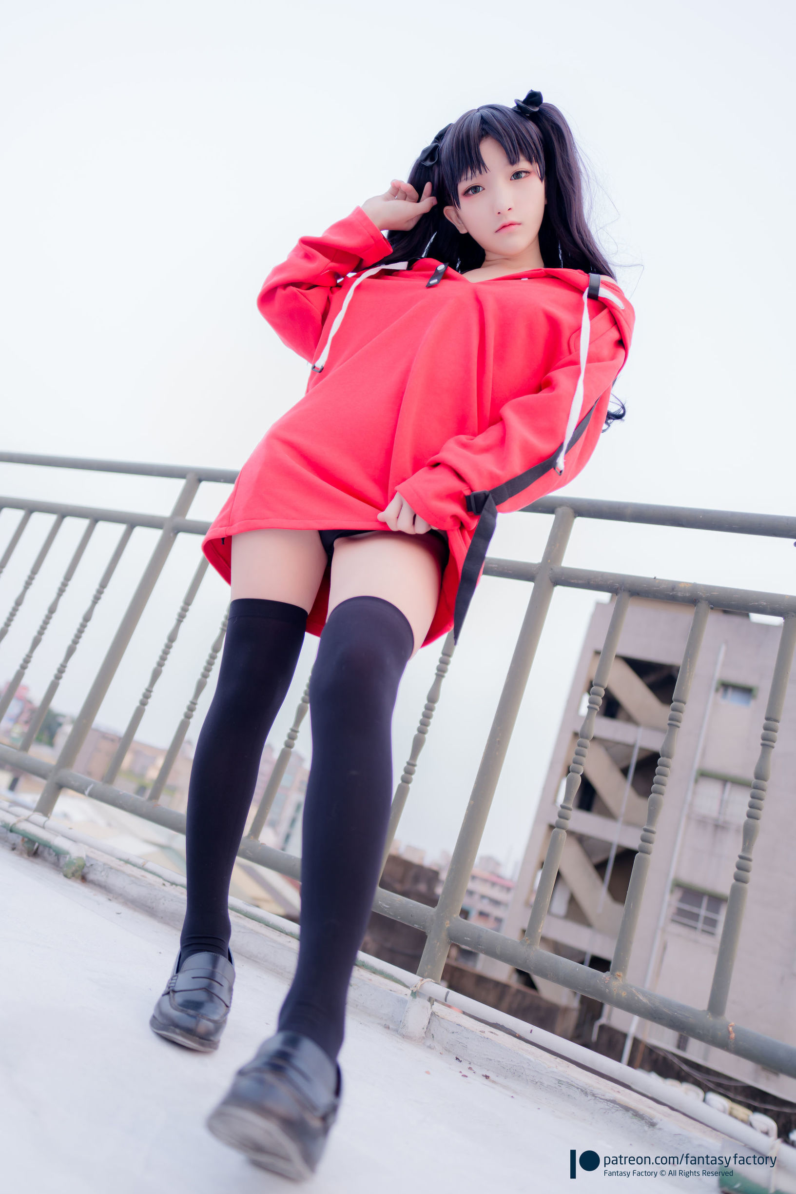 小丁 单车少女 黑胶 情趣网衫 写真セット