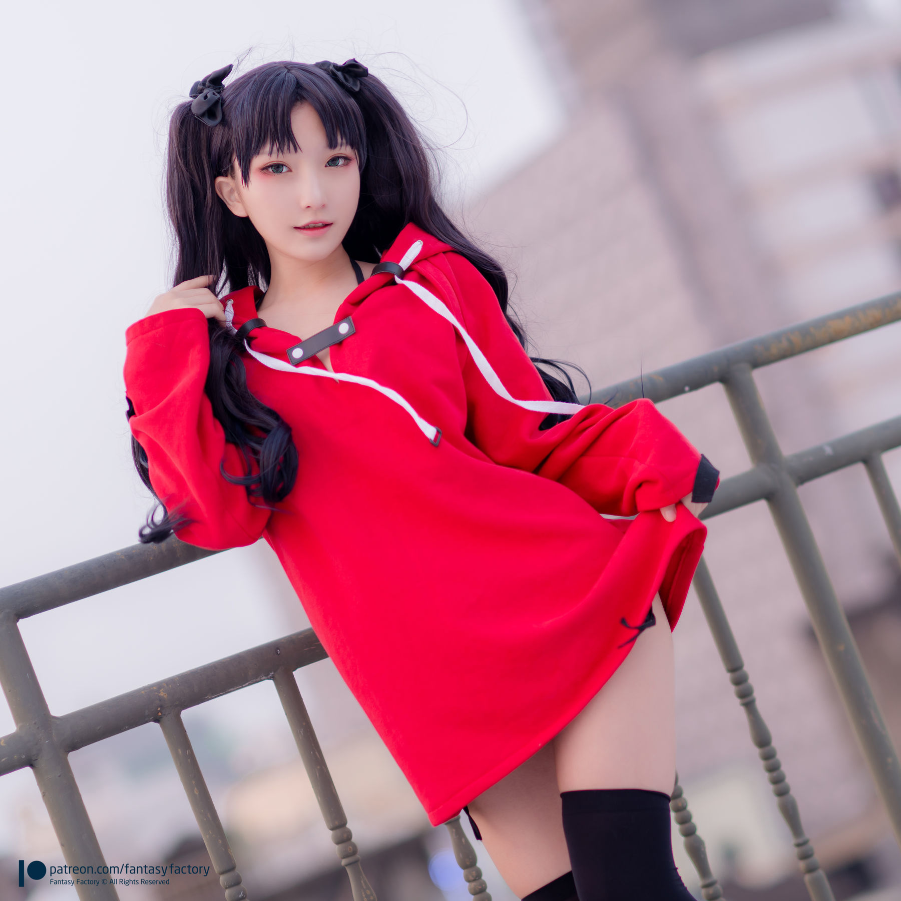 小丁 单车少女 黑胶 情趣网衫 写真セット