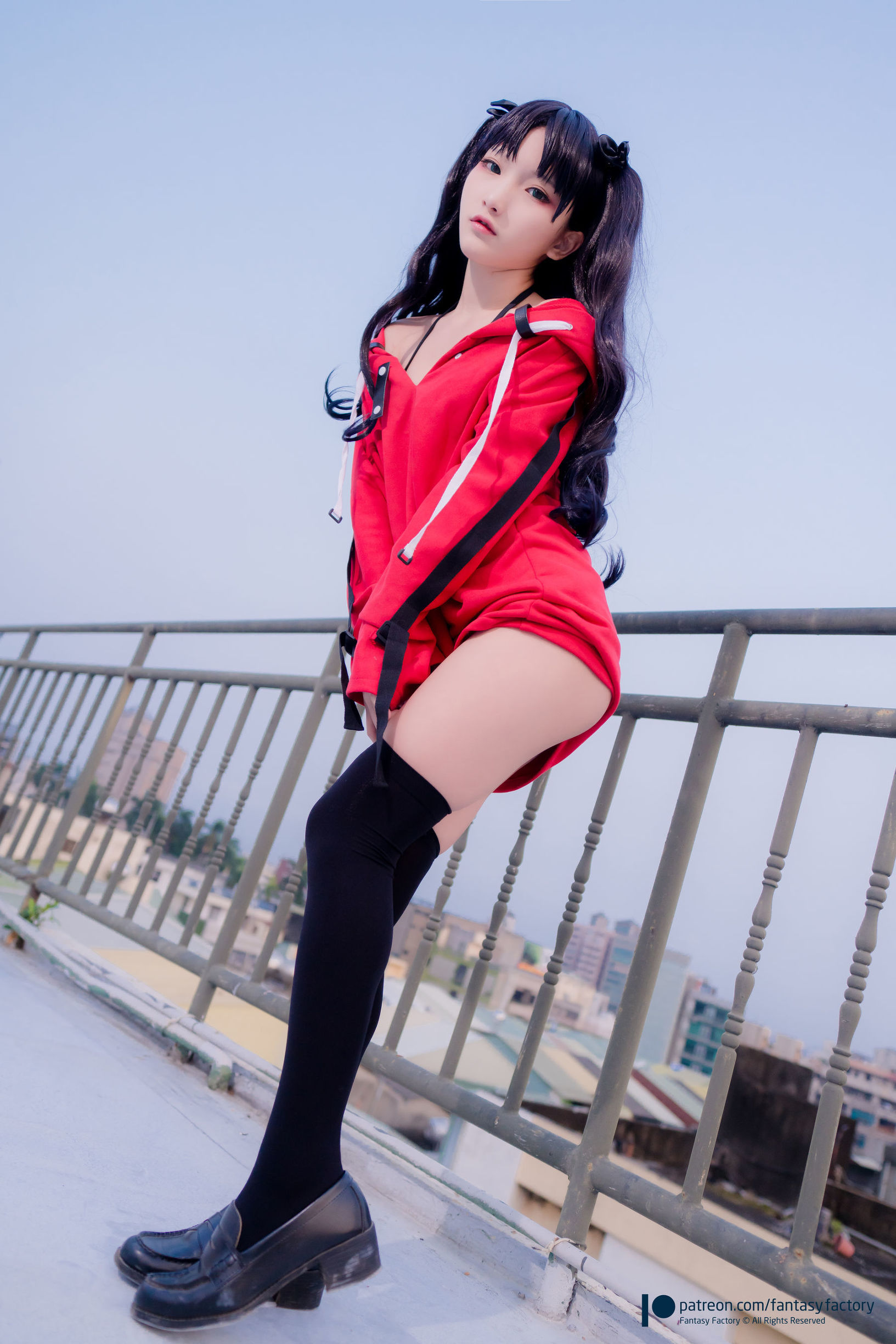 小丁 单车少女 黑胶 情趣网衫 写真セット