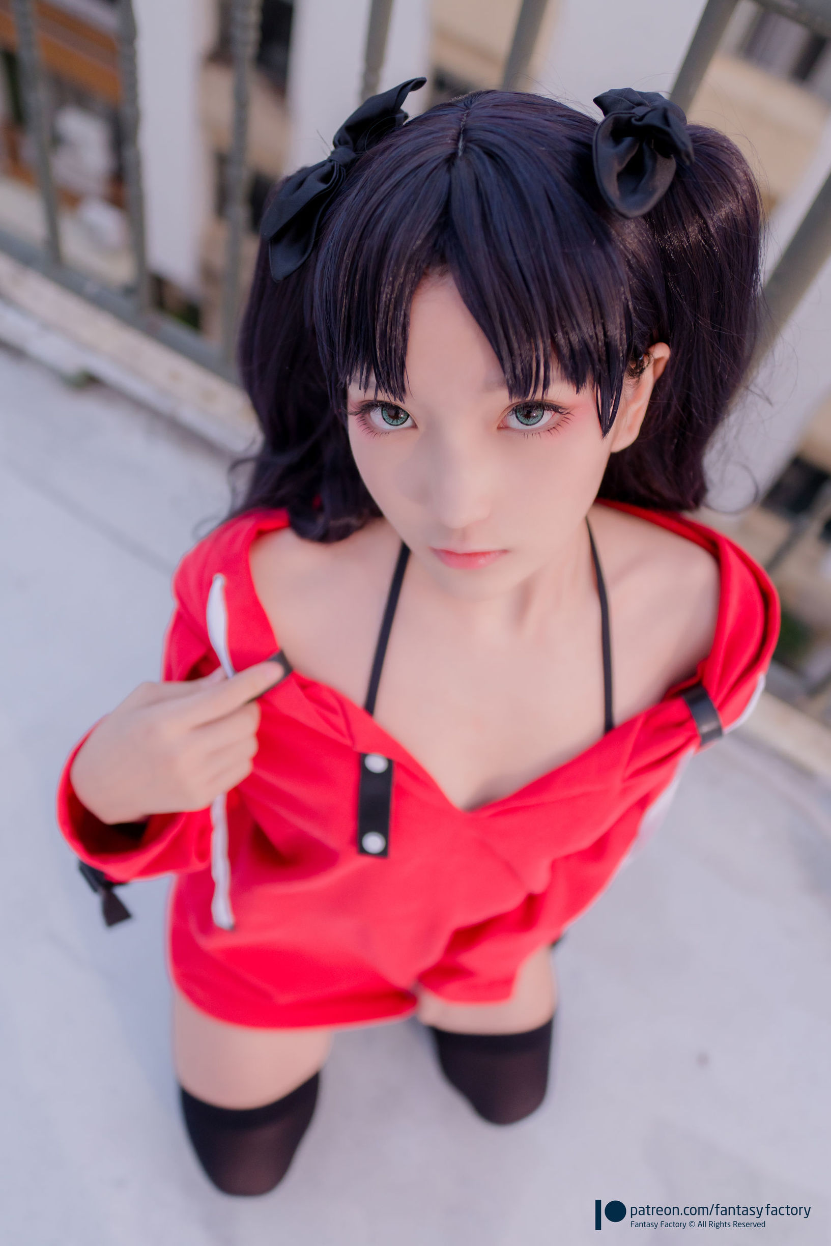 小丁 单车少女 黑胶 情趣网衫 写真セット