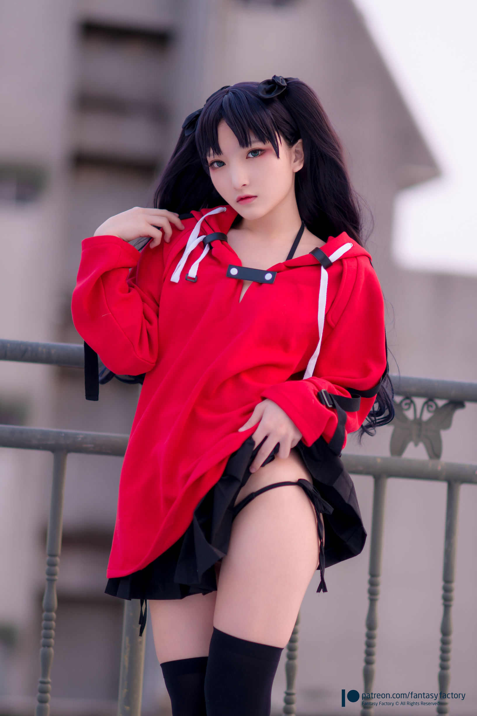 Xiaoding 单车少女 黑胶 情趣网衫 Photo Set
