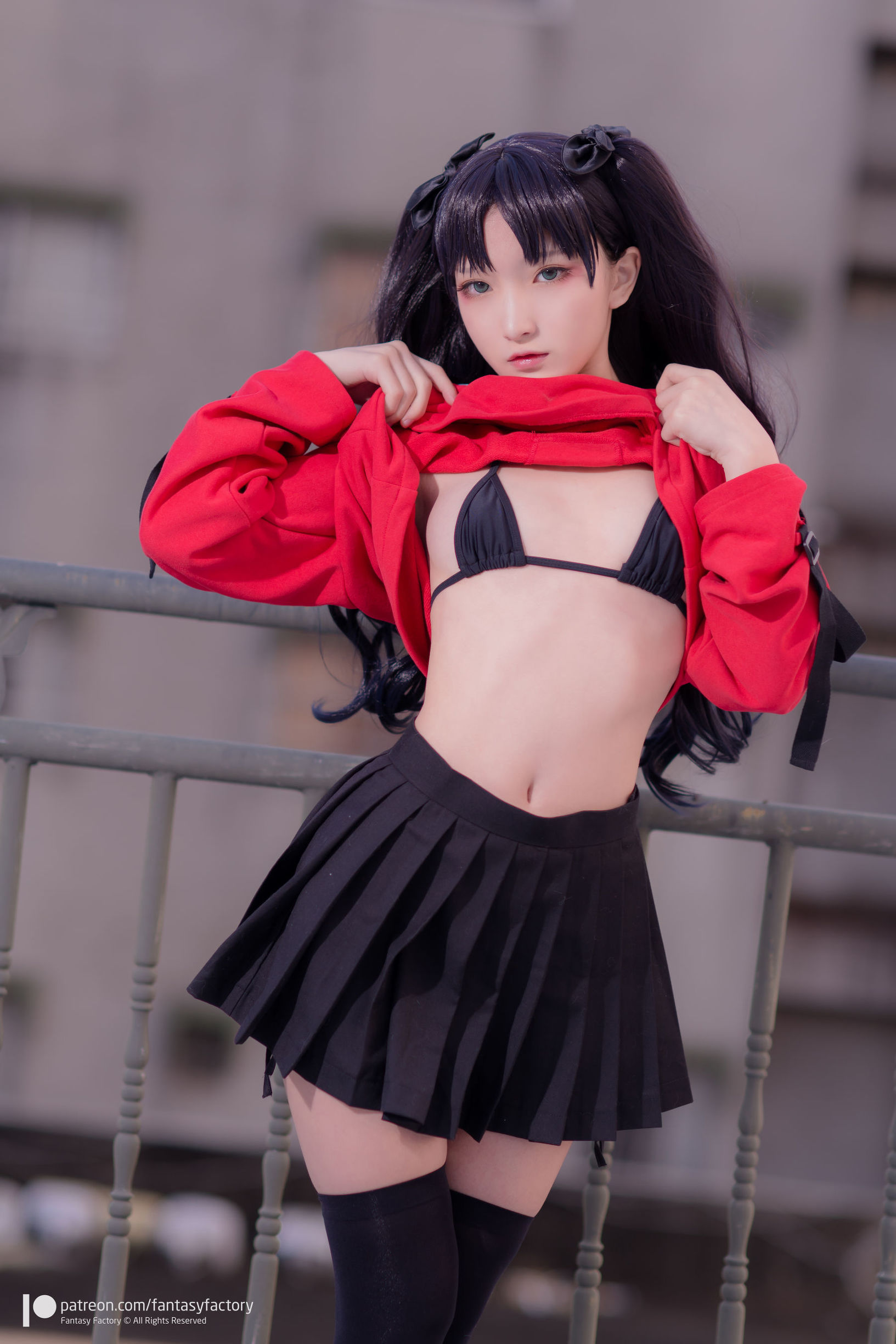 Xiaoding 单车少女 黑胶 情趣网衫 Photo Set