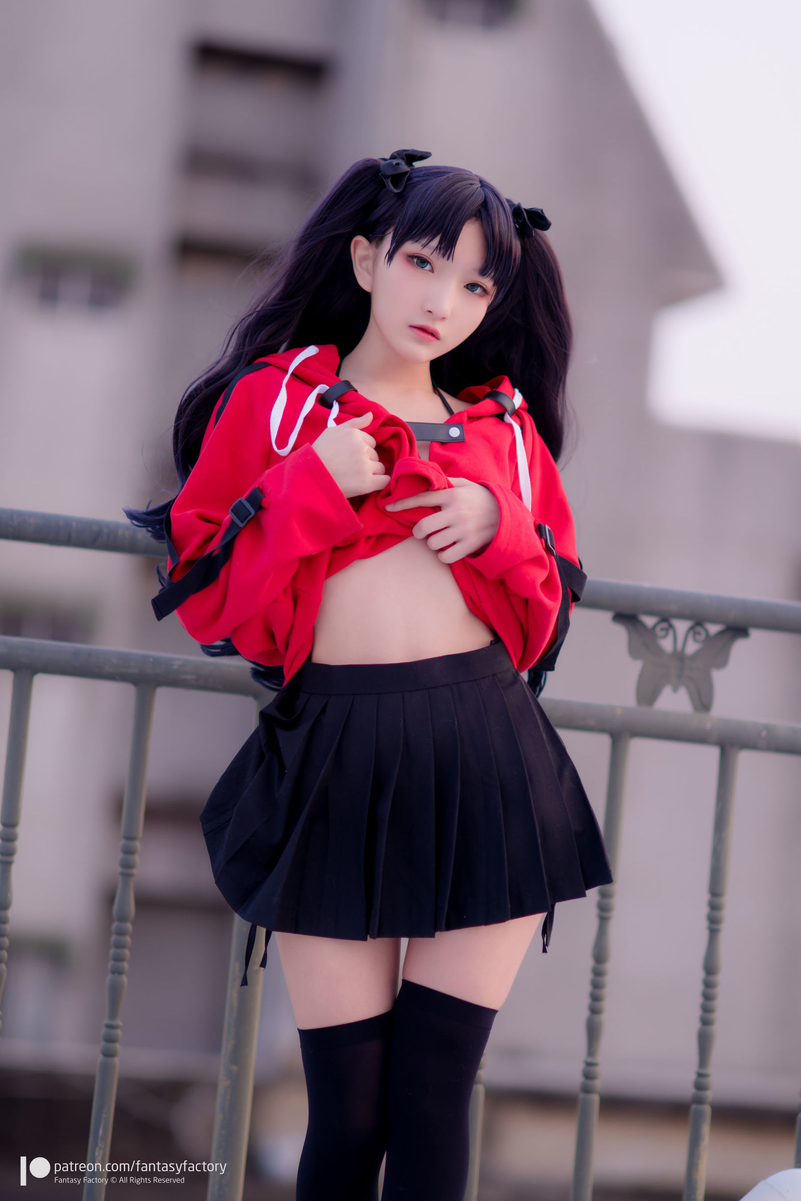 Xiaoding 单车少女 黑胶 情趣网衫 Photo Set