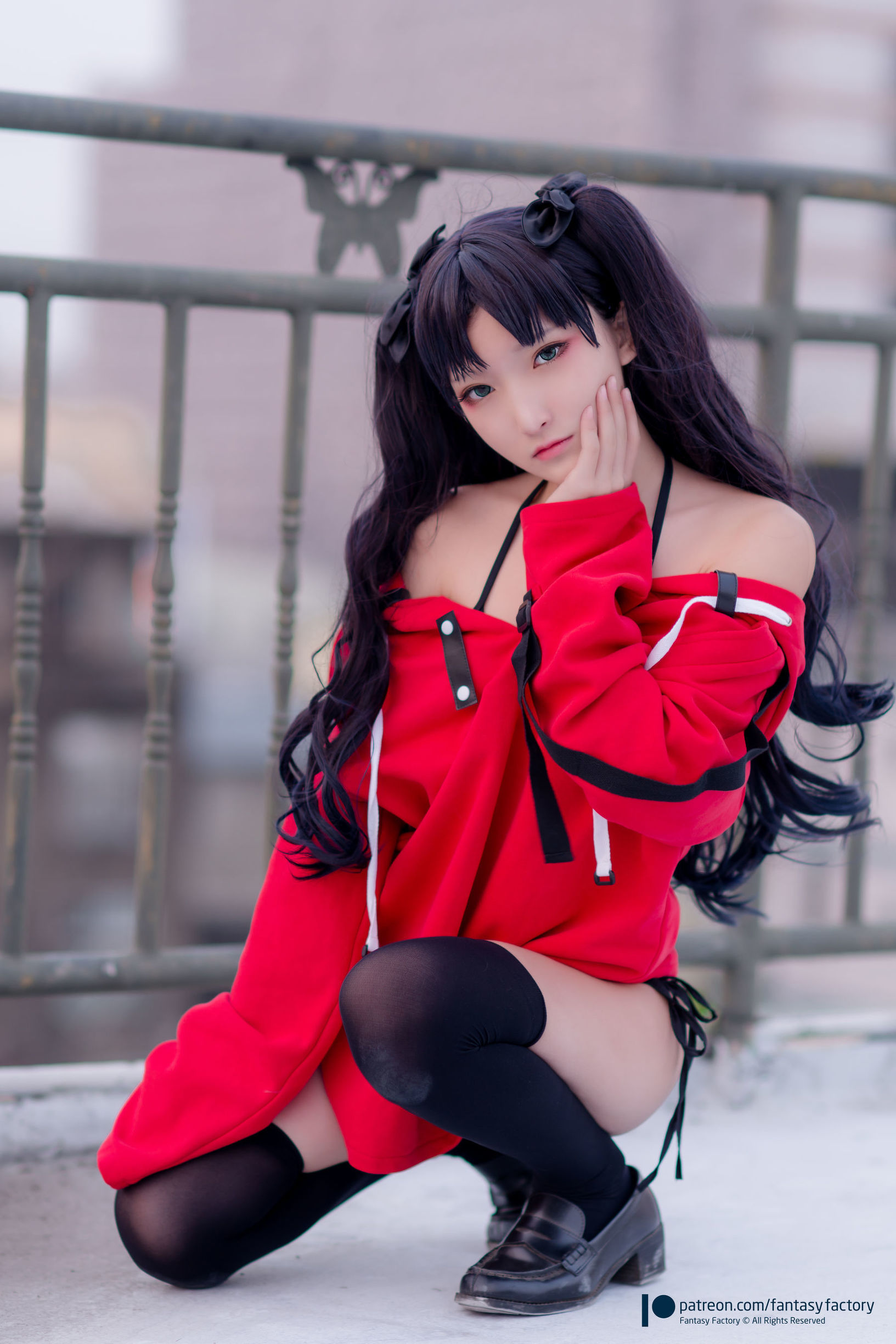 小丁 单车少女 黑胶 情趣网衫 写真セット