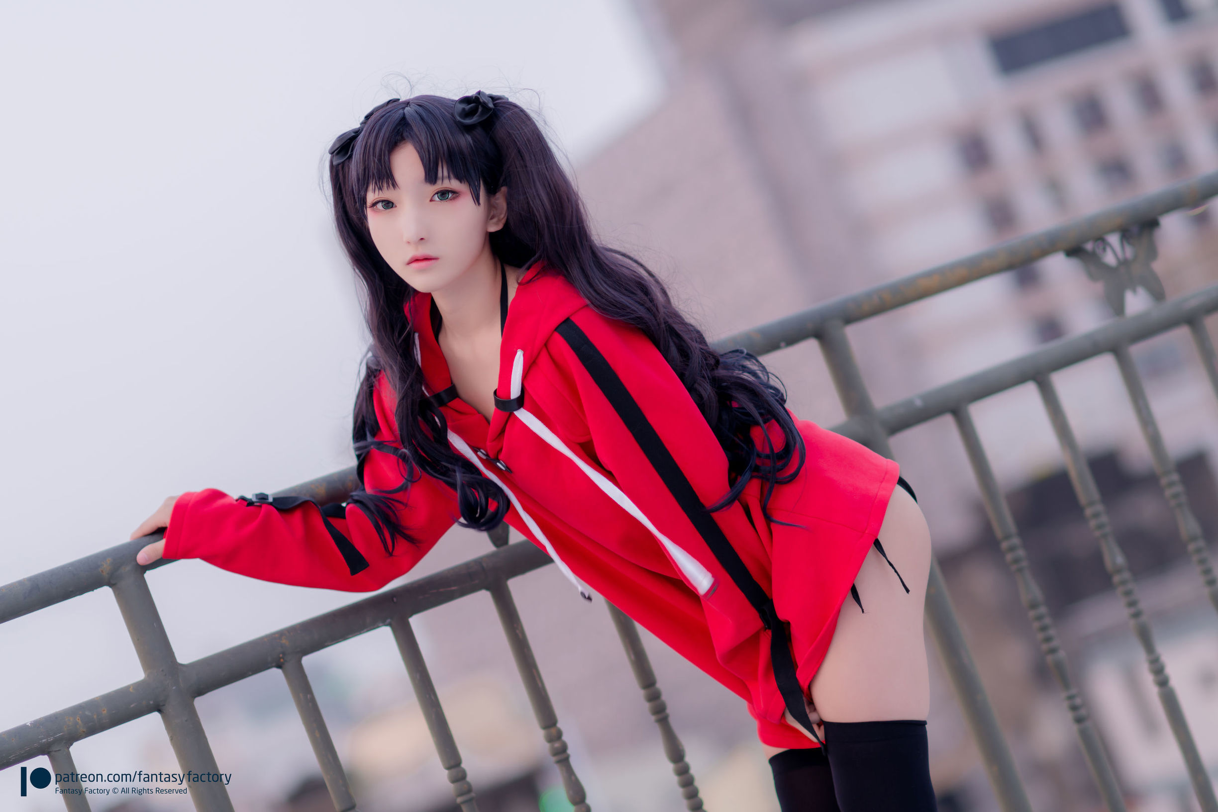 小丁 单车少女 黑胶 情趣网衫 写真セット