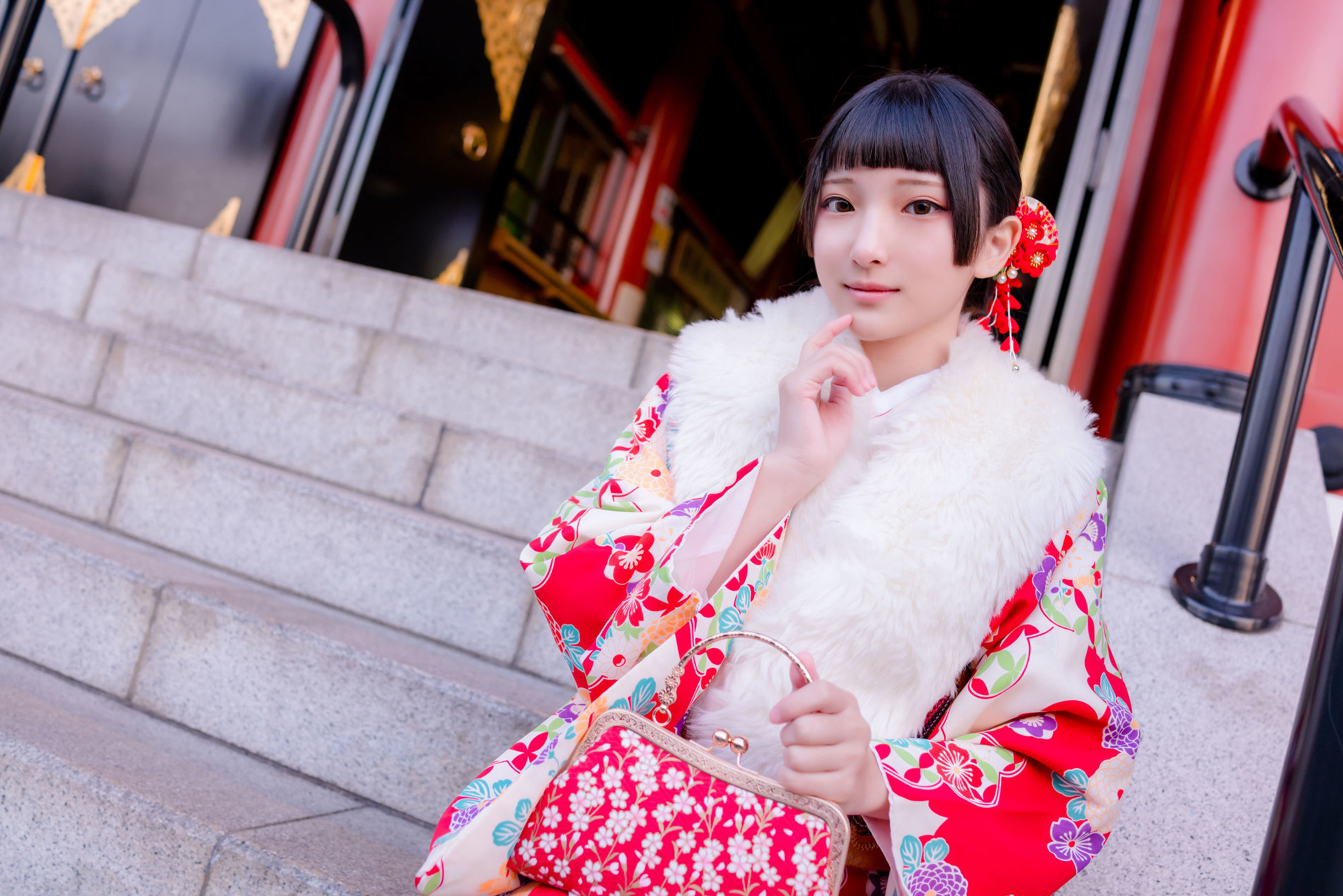 Xiaoding 和服 猫女女仆 Photo Set