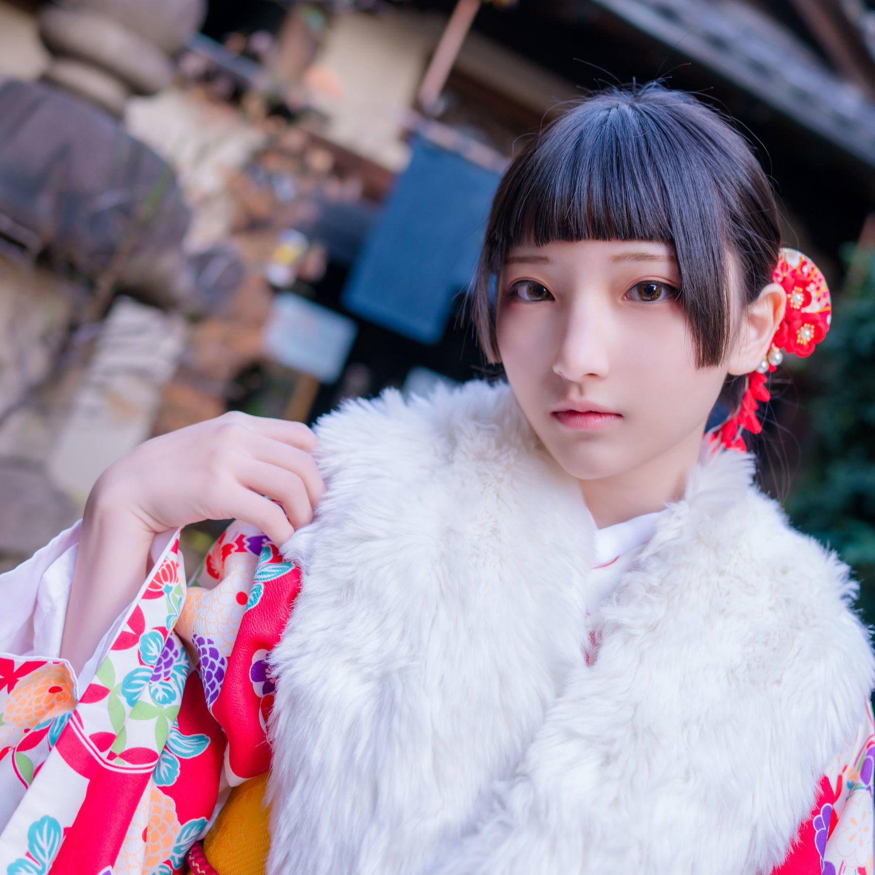 Xiaoding 和服 猫女女仆 Photo Set
