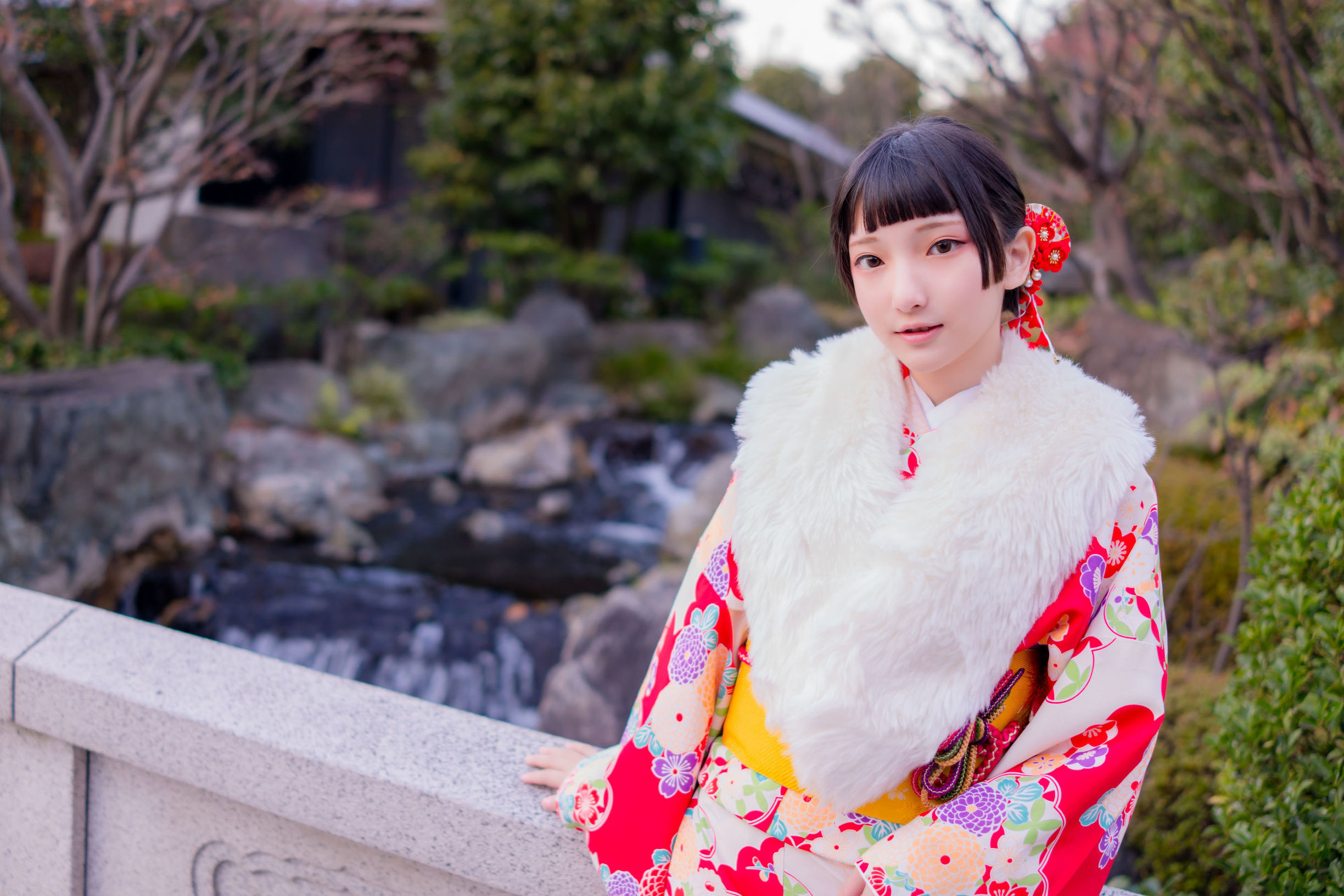 Xiaoding 和服 猫女女仆 Photo Set