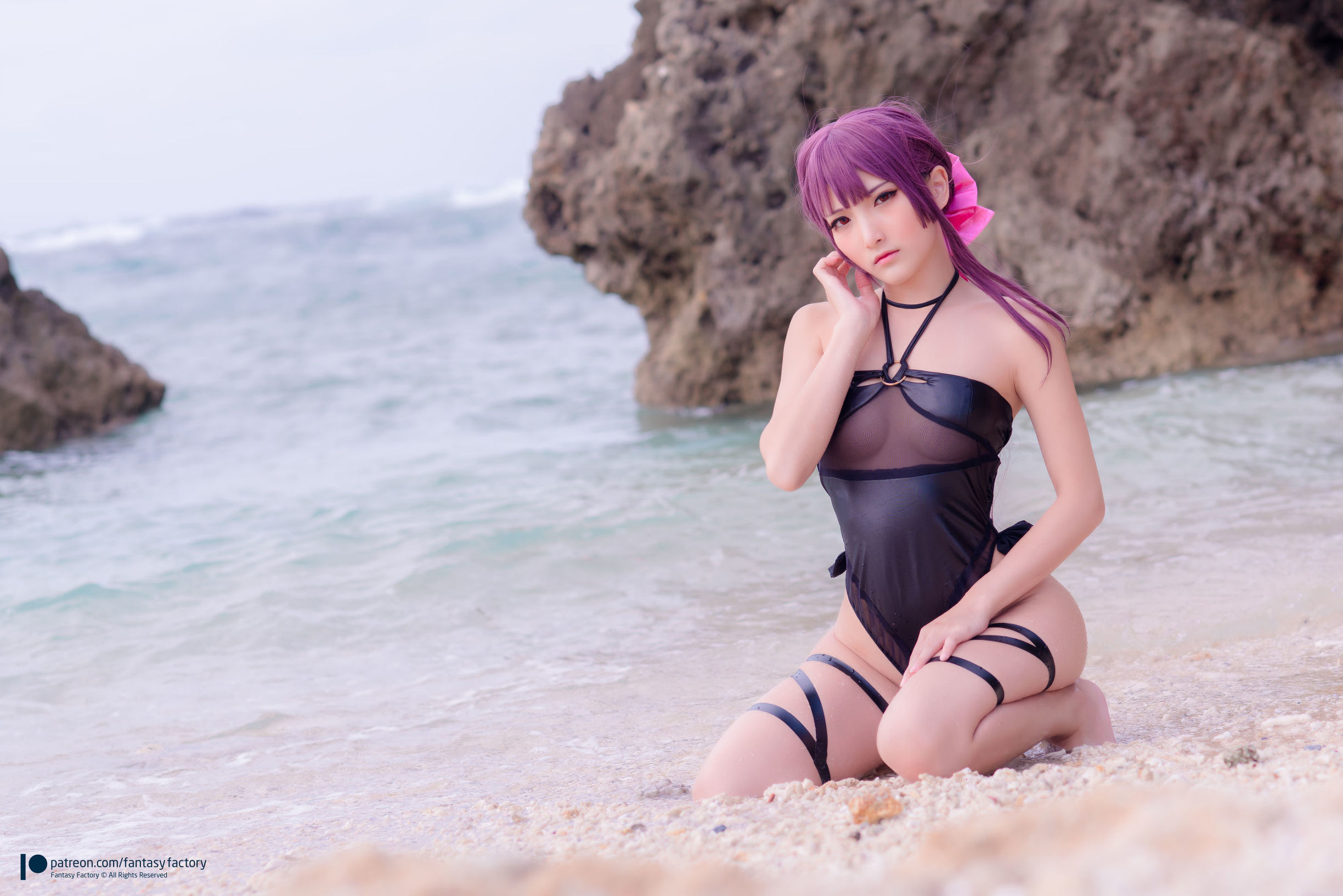 幻想工廠] 小丁Cosplay - 海灘風情