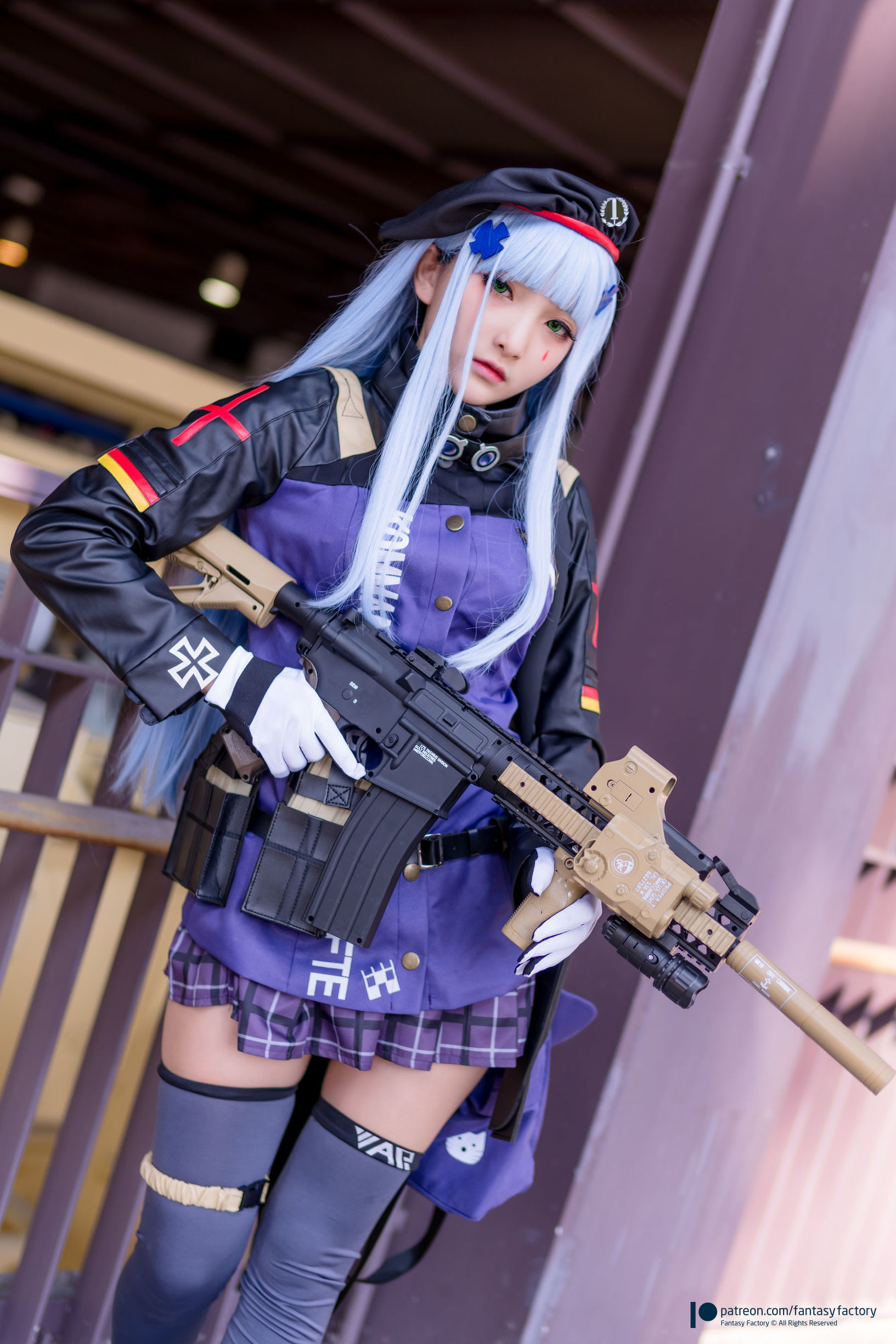 幻想工廠] 小丁Cosplay - 魔女 浴池 黑絲