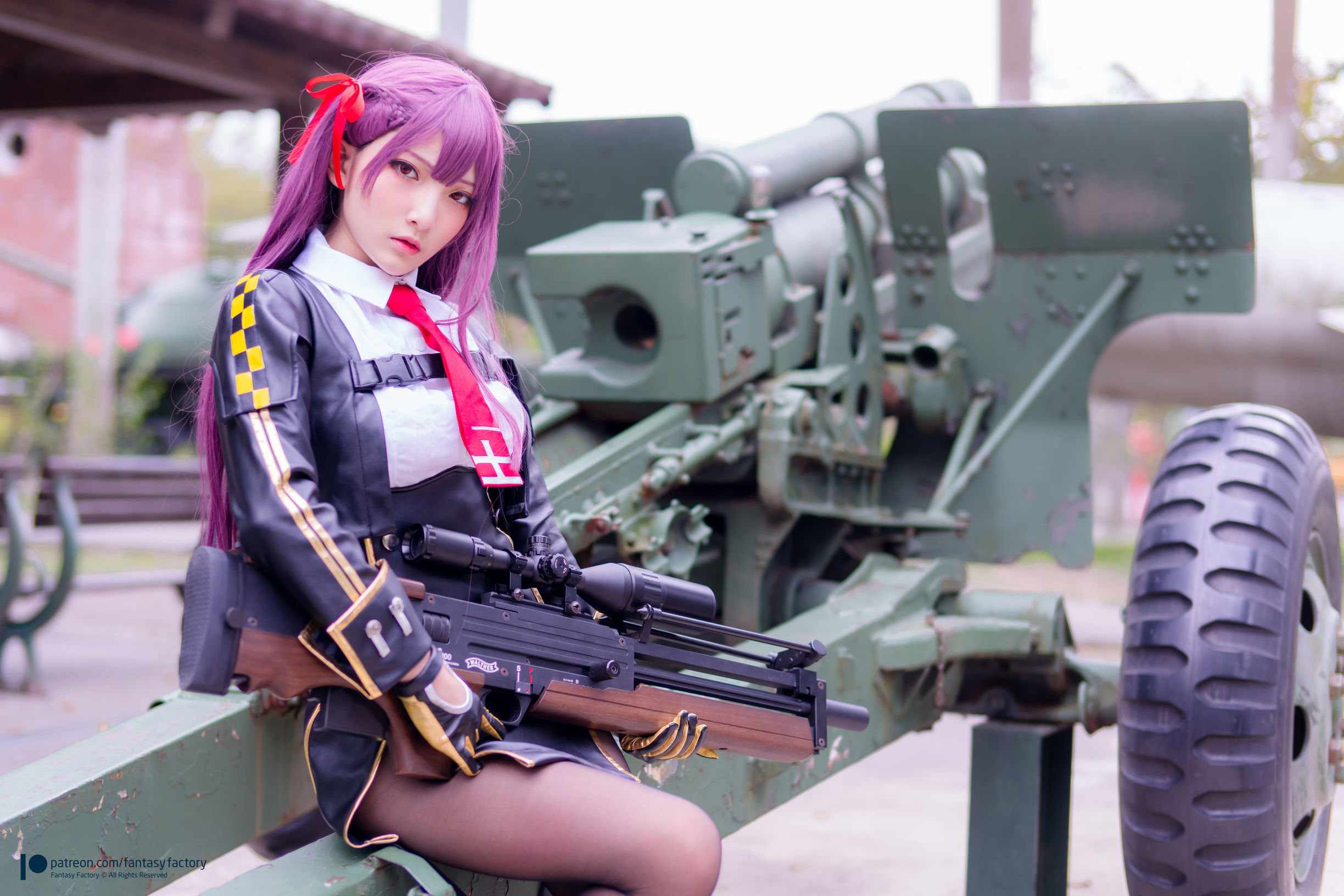 ファンタジー・ファクトリー] シャオディン・コスプレ - 黒ストッキング 黒ラテックス 女暗殺者