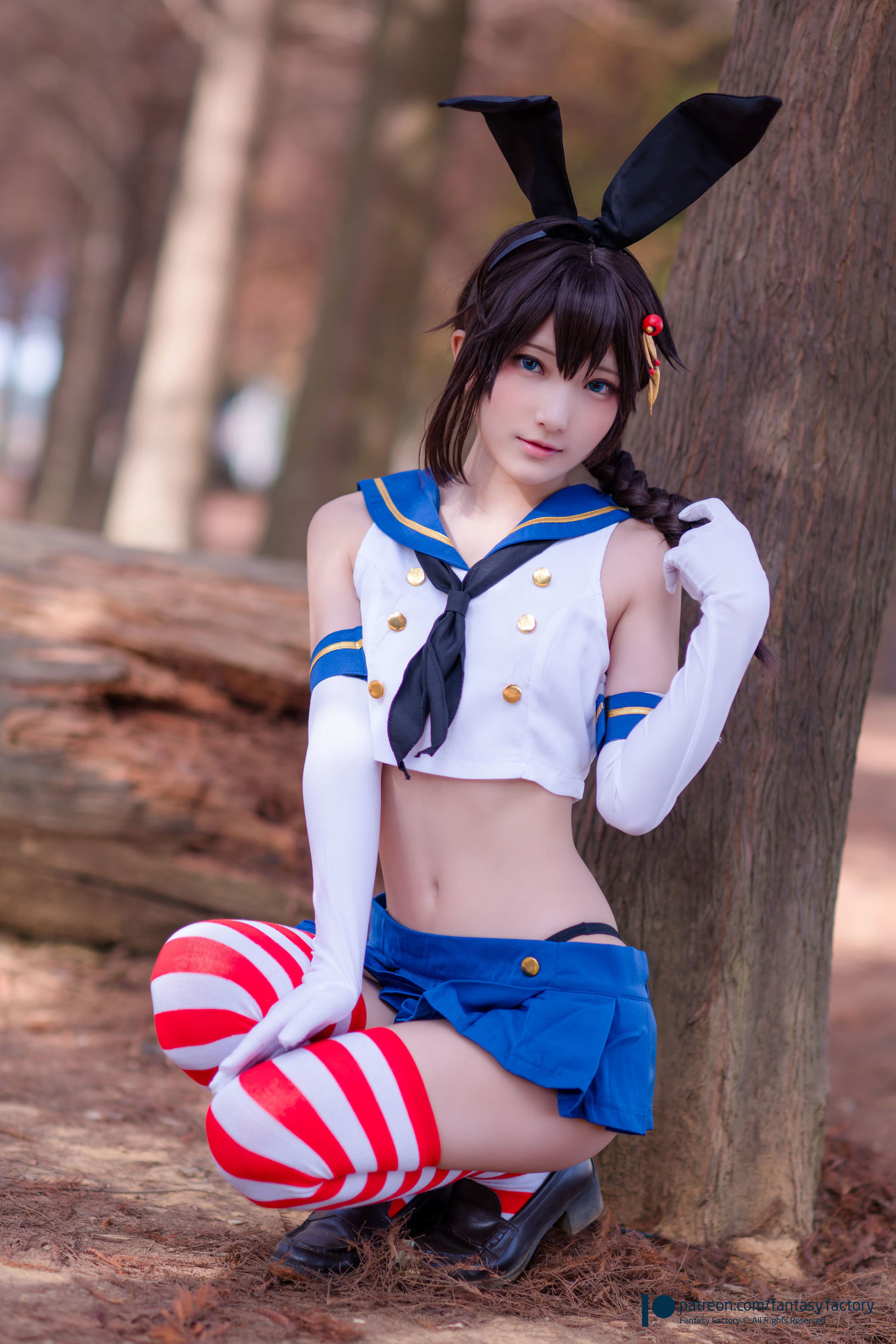 小丁 JK制服 水手小兔 外拍 写真セット