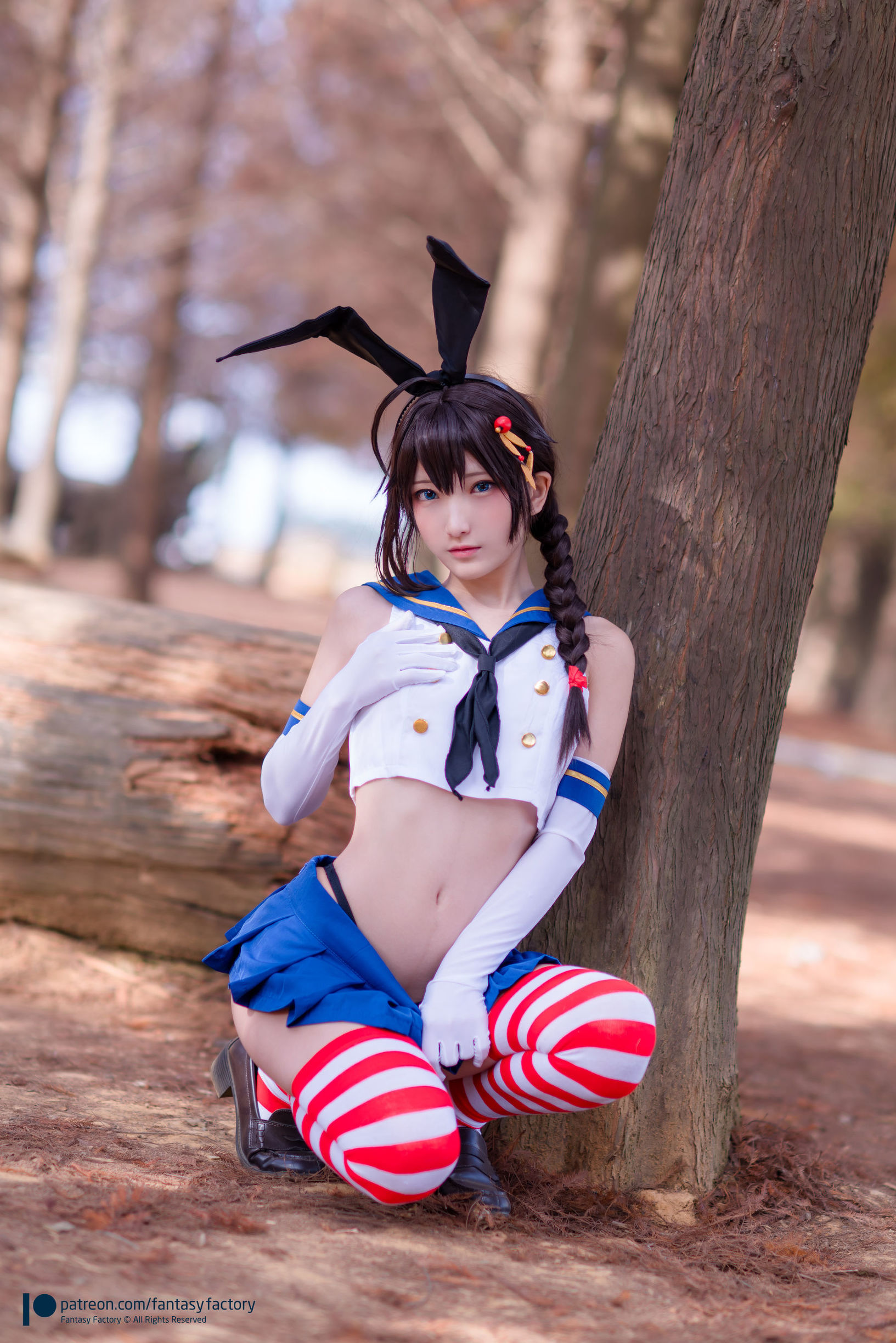 小丁 JK制服 水手小兔 外拍 写真セット