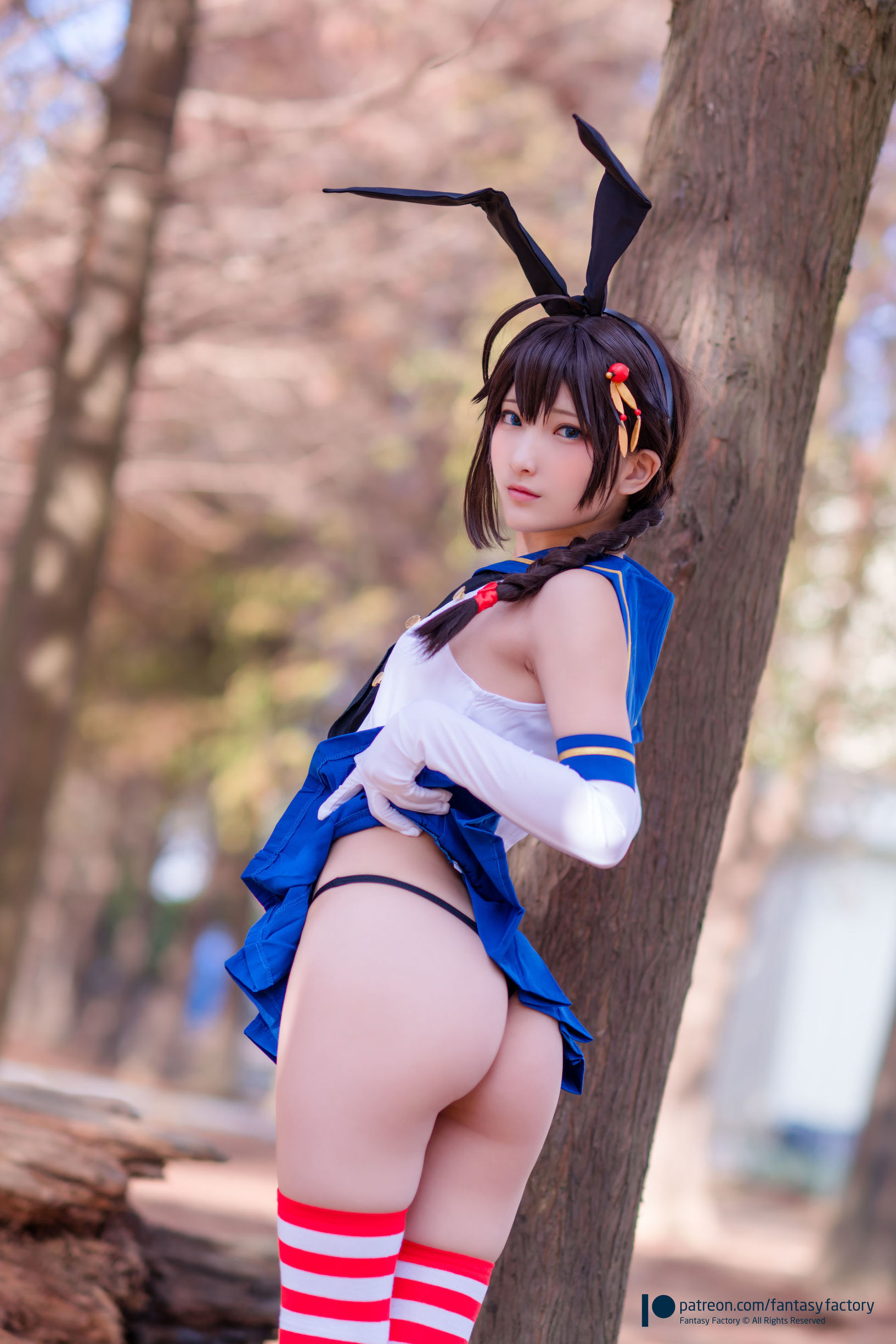小丁 JK制服 水手小兔 外拍 写真セット