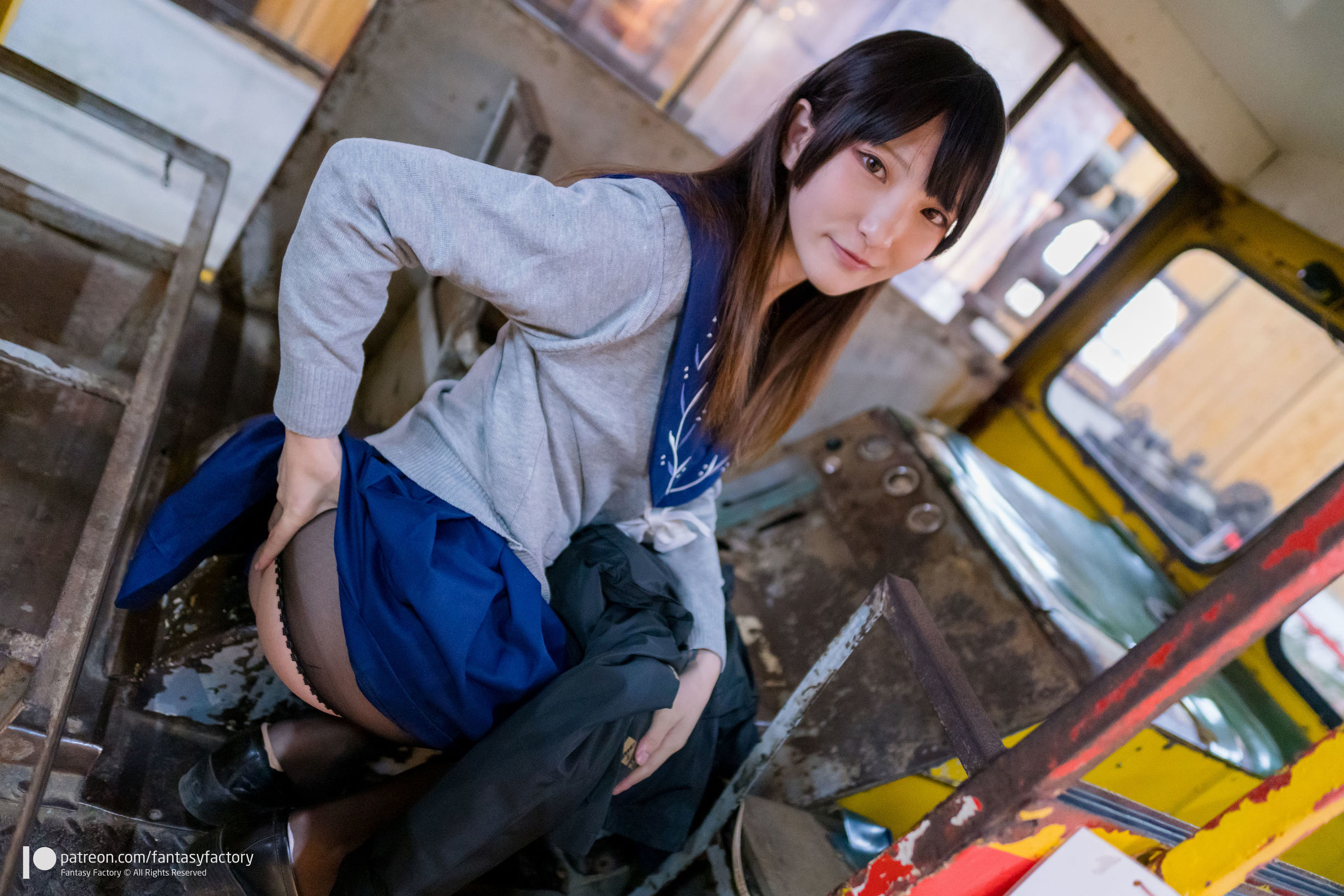 小丁 JK制服 水手小兔 外拍 写真セット