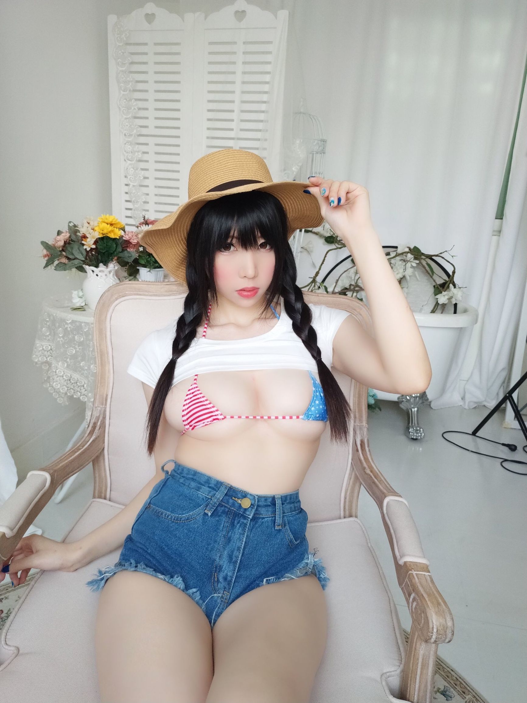 Shikano Ki, mỹ nữ 2D ngực lớn, cô gái cao bồi.