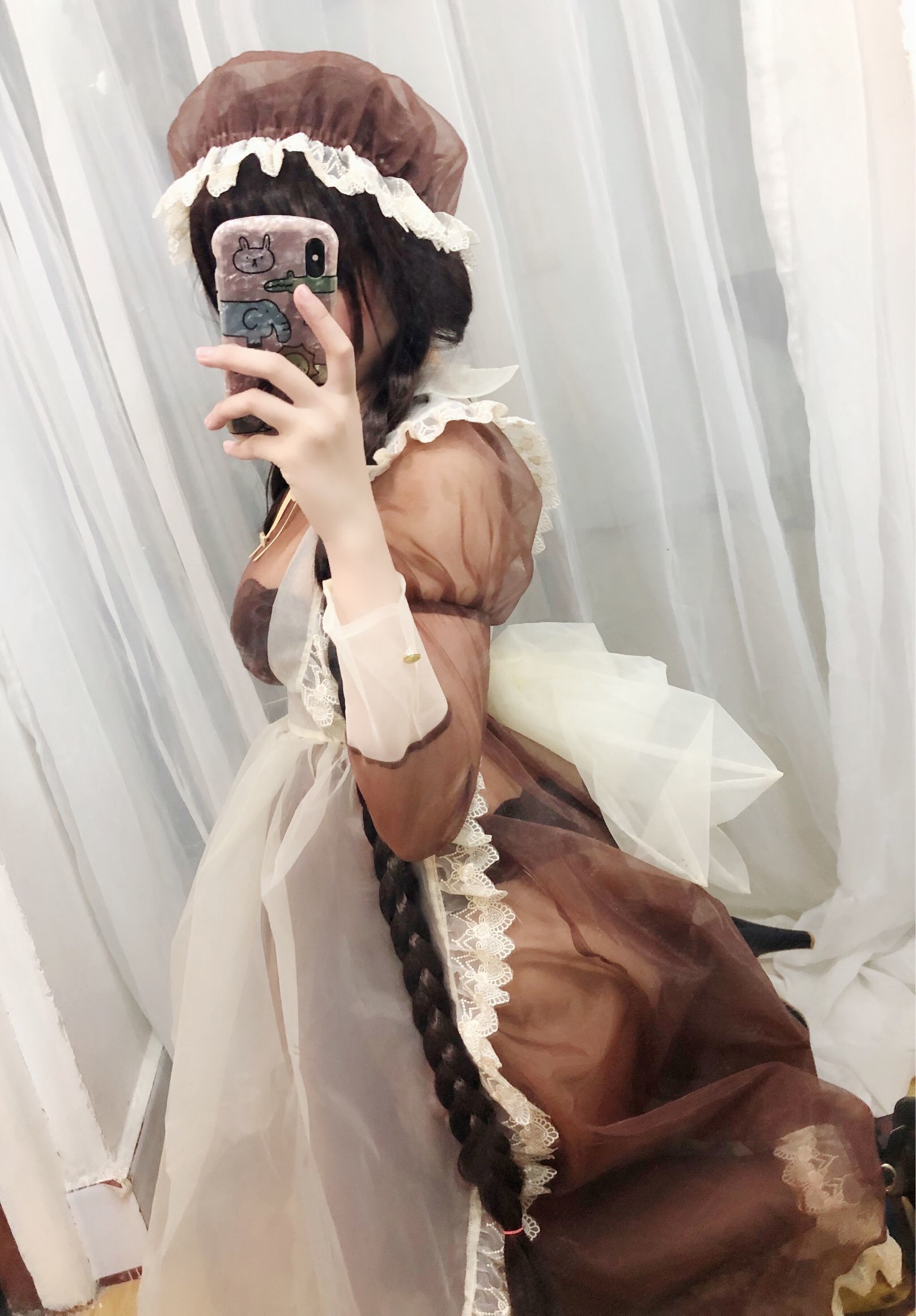 2D Big-Breasted Beautiful Woman Kano Ki Transparent Maid