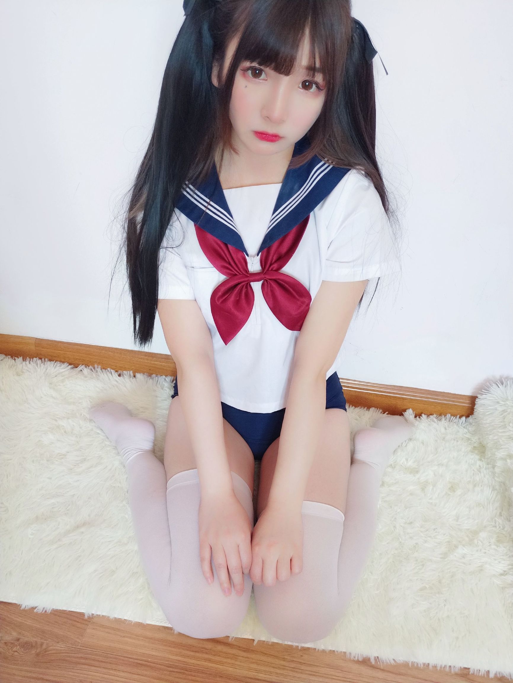 2D Beauty Furukawa Kagura Sailor Uniform School Swimsuit