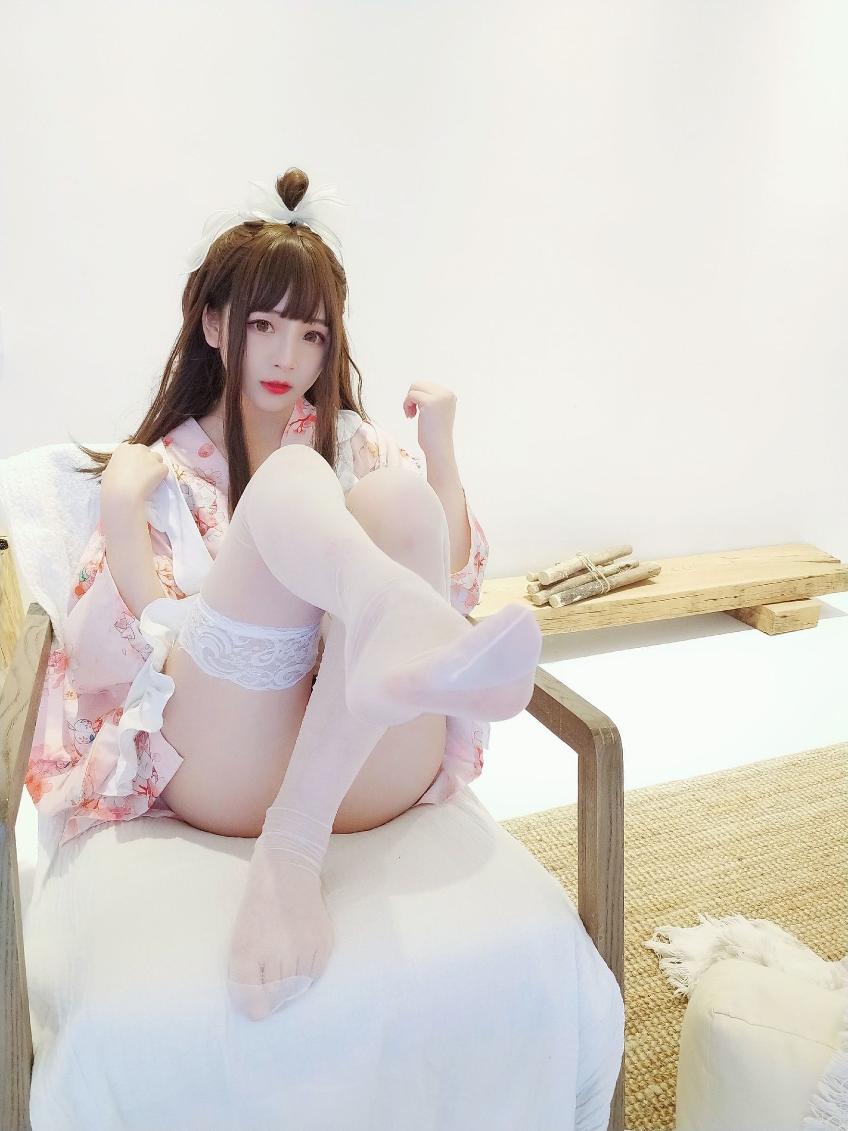 二次元美女古川神樂 浴衣女僕