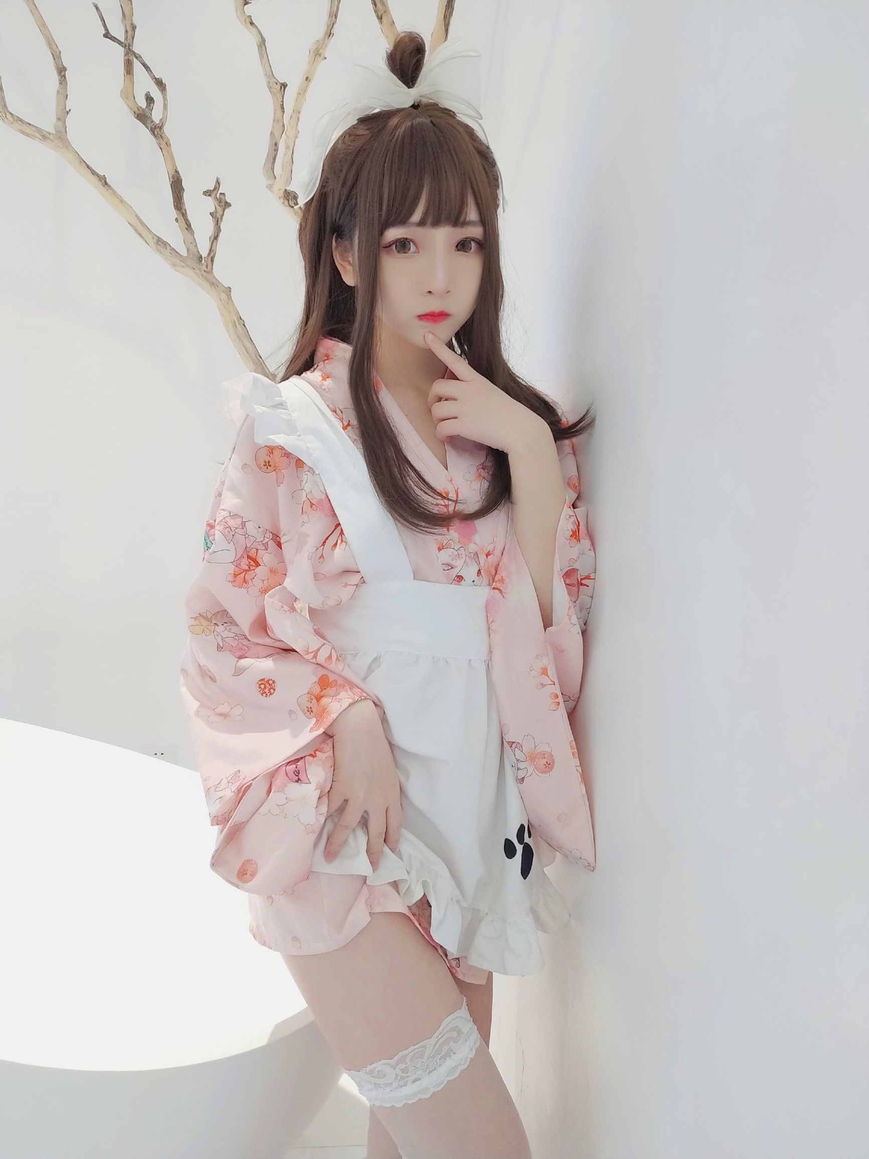 二次元美女古川神樂 浴衣女僕
