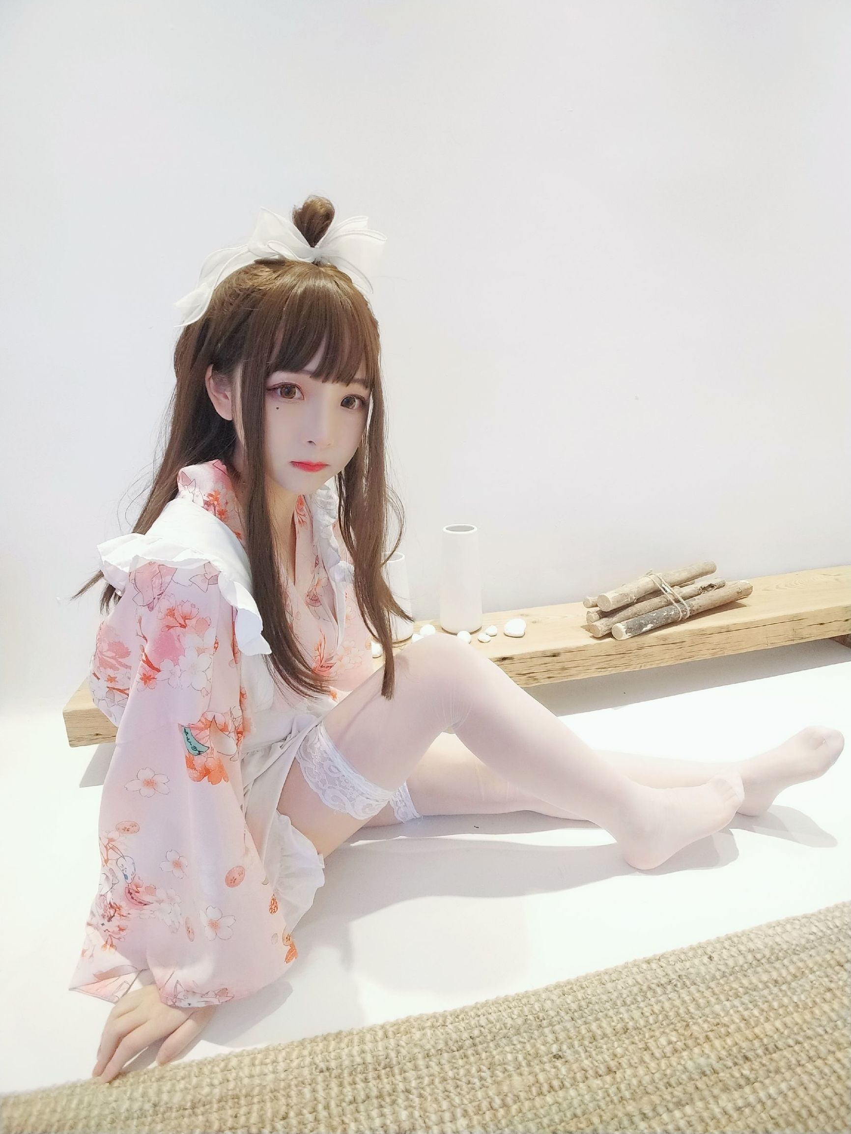 二次元美女古川神樂 浴衣女僕