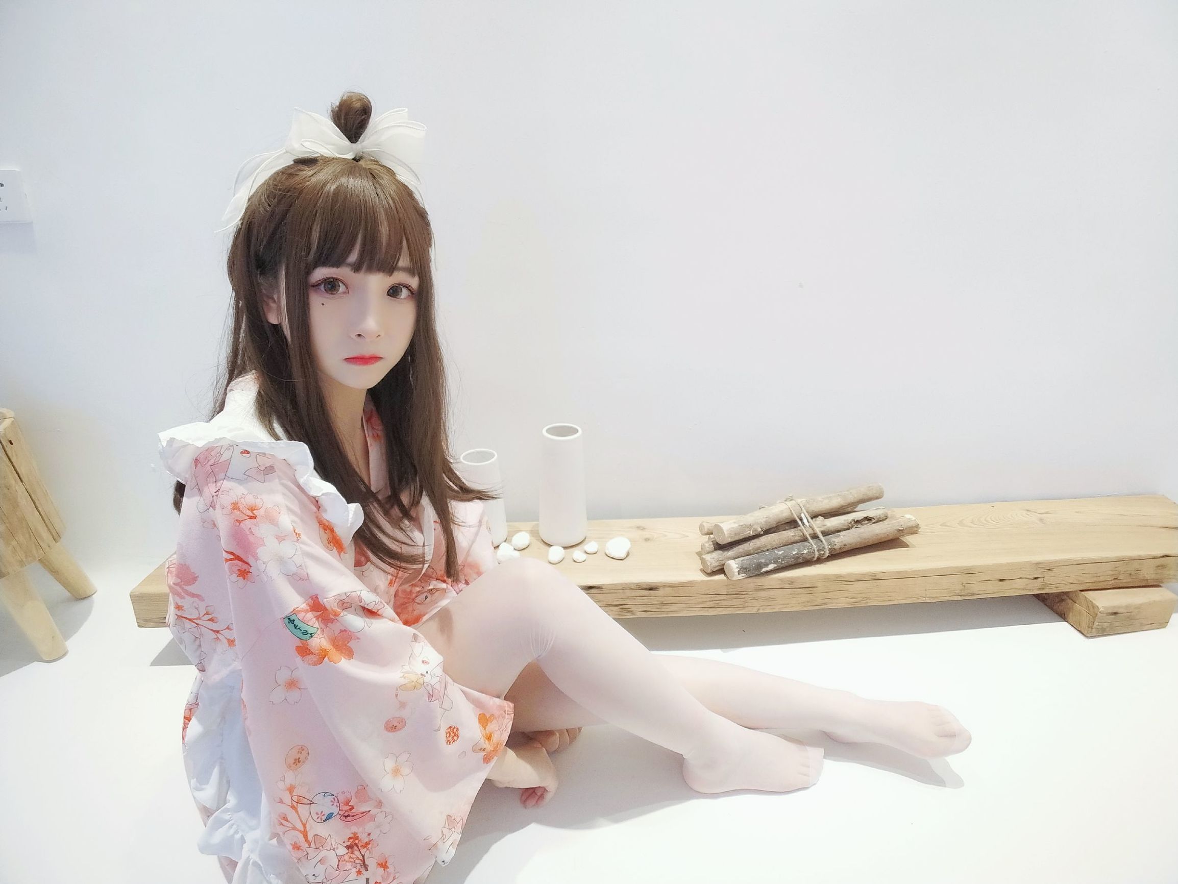 二次元美女古川神樂 浴衣女僕