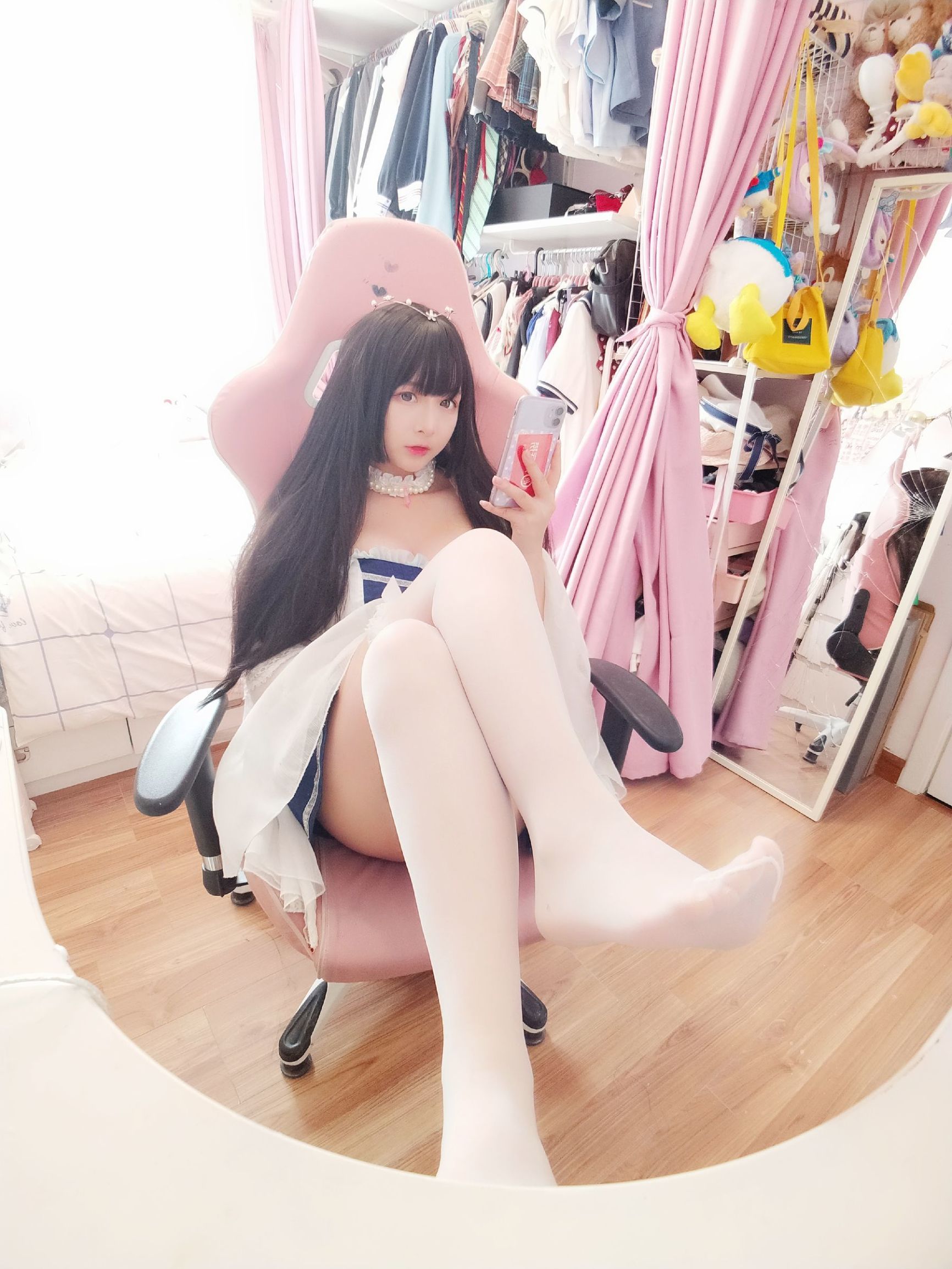 二次元美女古川神樂 白絲