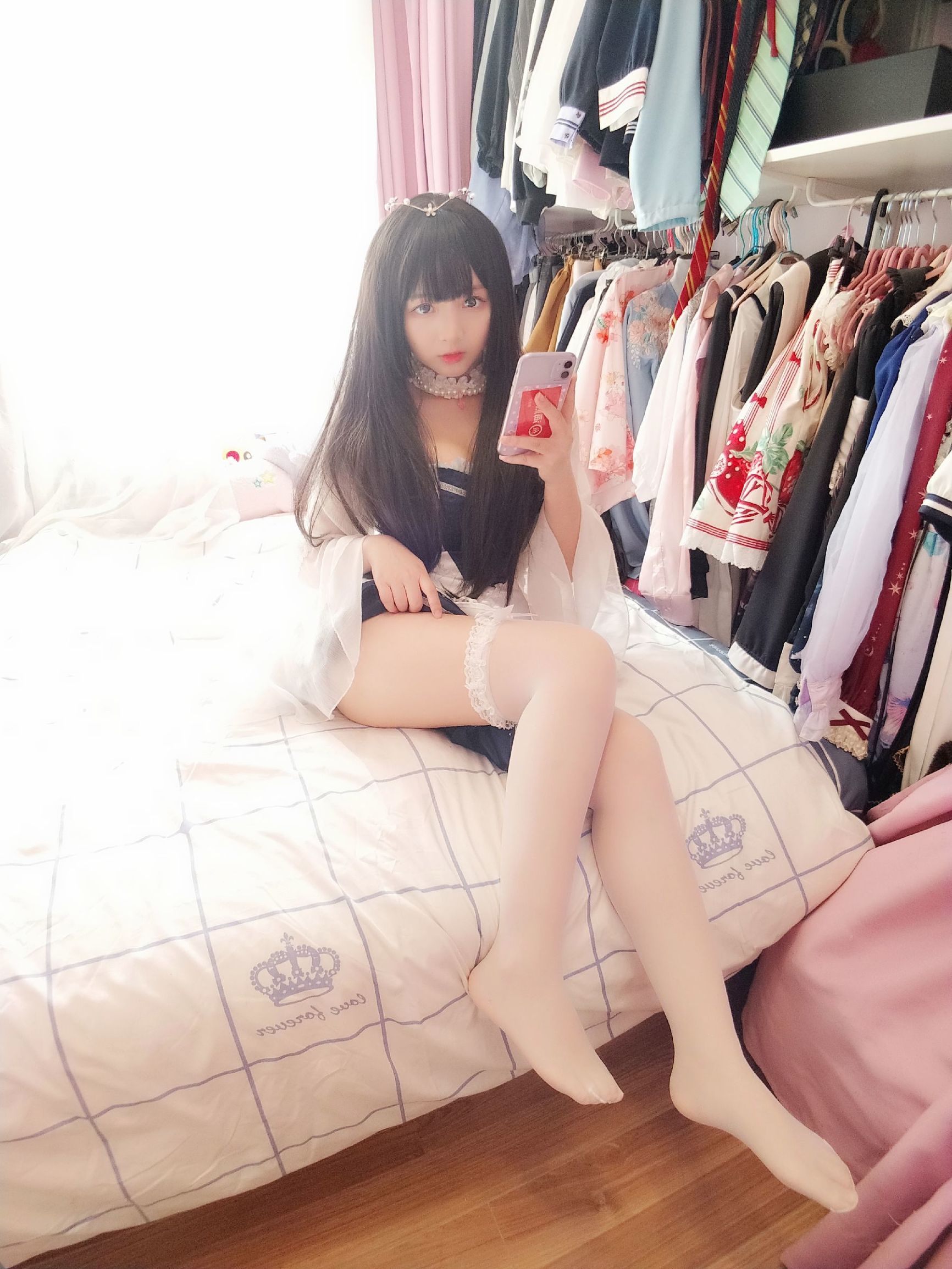 二次元美女古川神樂 白絲