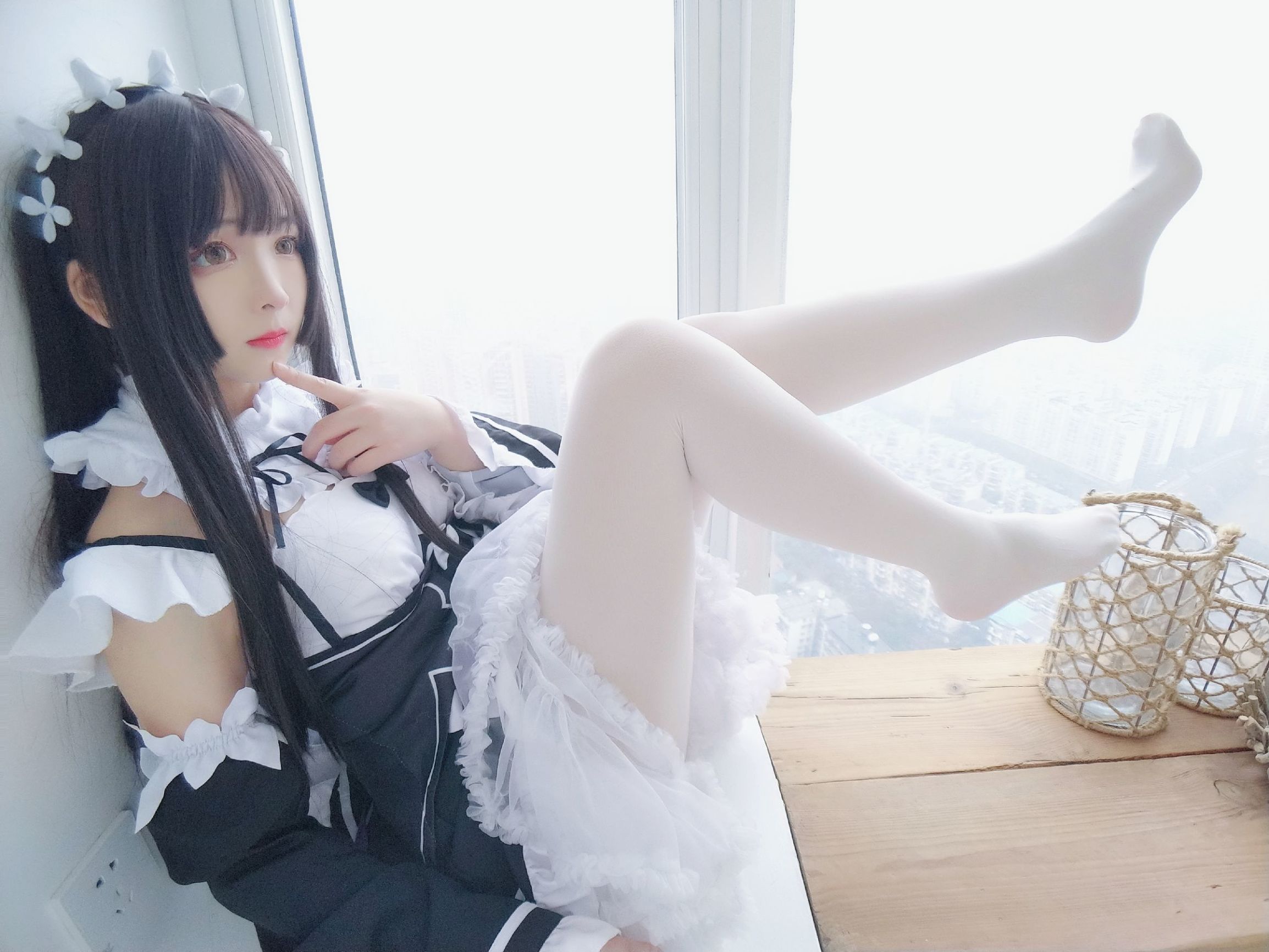 이차원 미녀 후루카와 카구라 흑백 메이드
