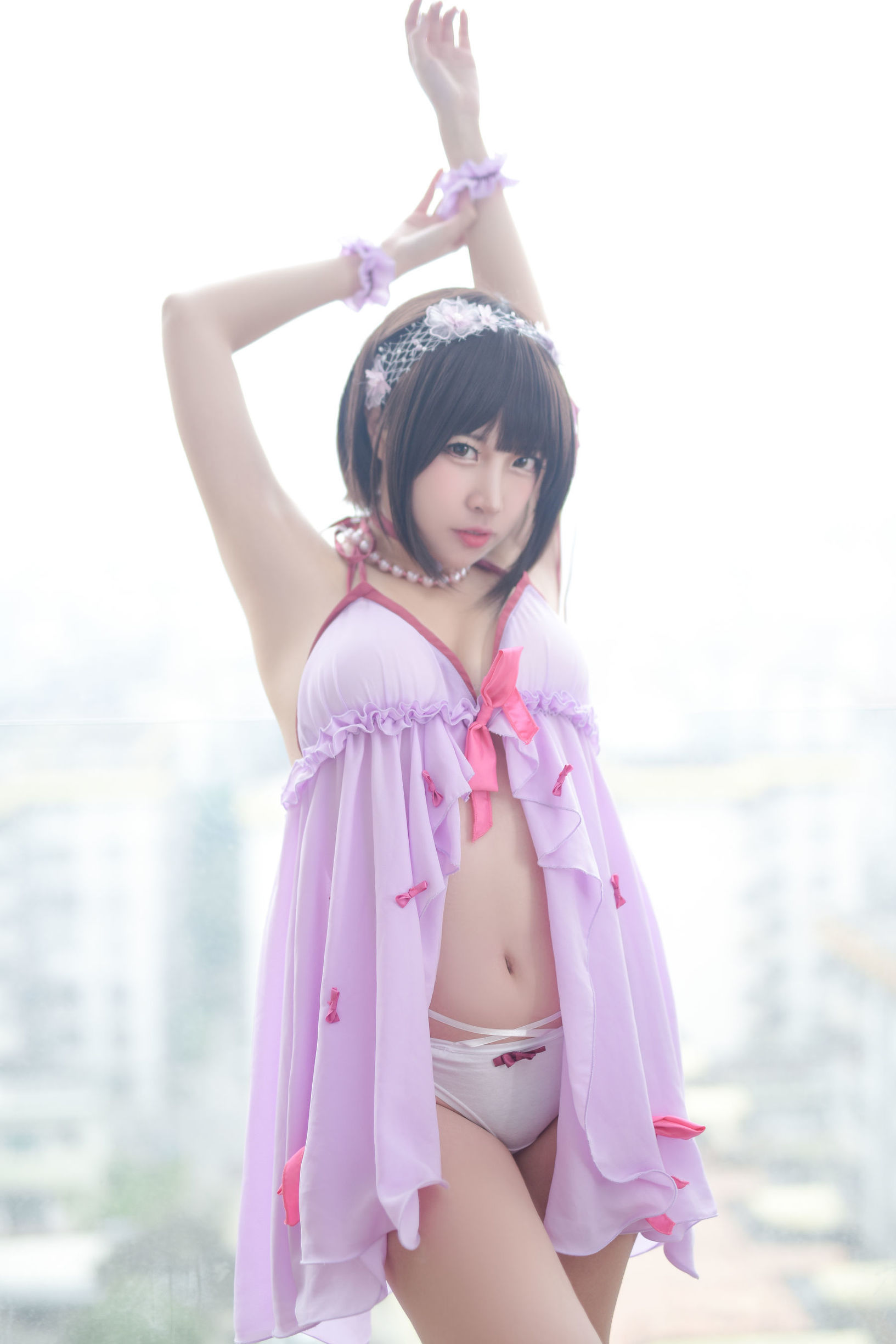 Coser Phổ Biến Erza Nisa và Kato Megumi Hợp Tập