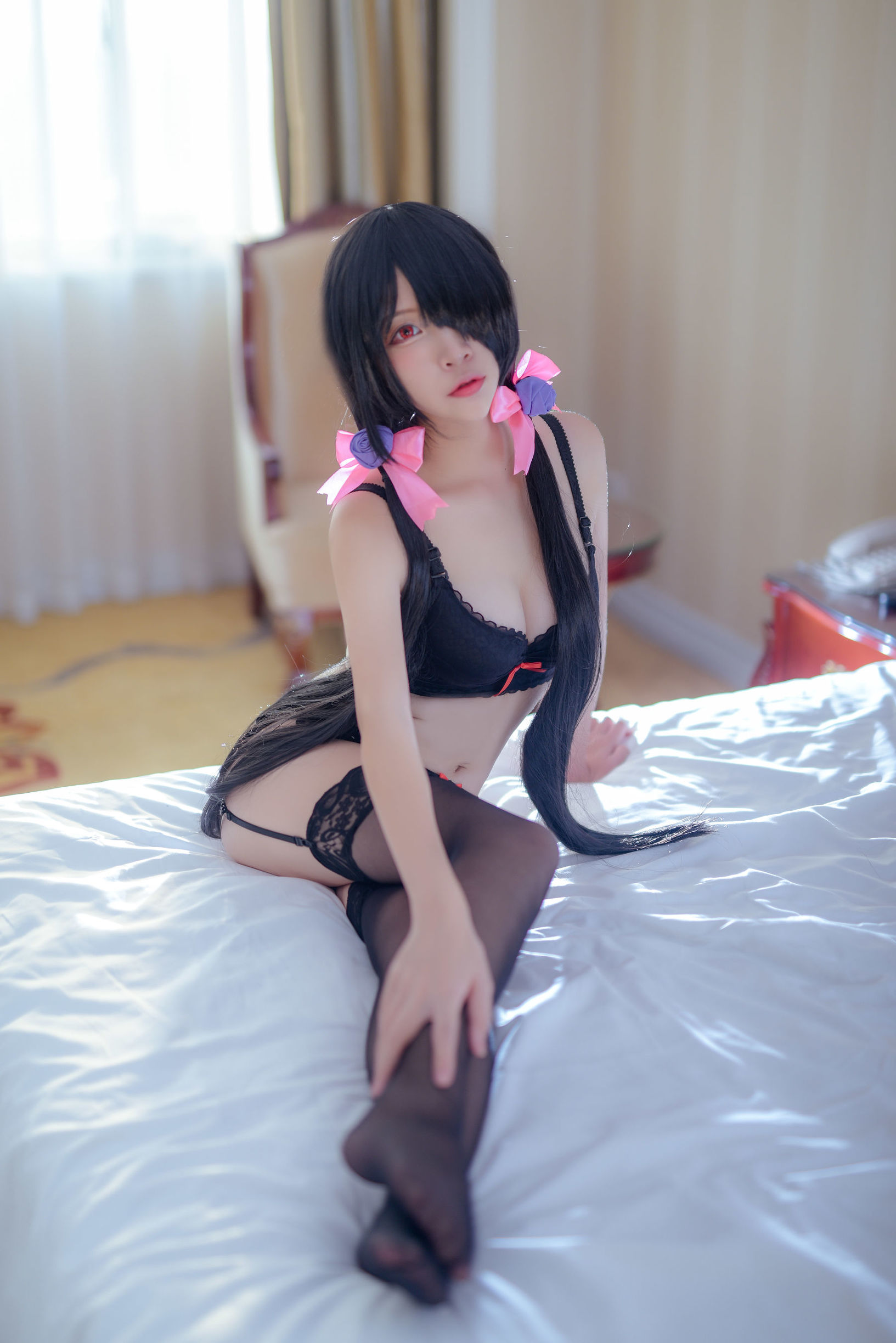 Coser nổi tiếng Er Zuo Nisa - Nội y Kurumi