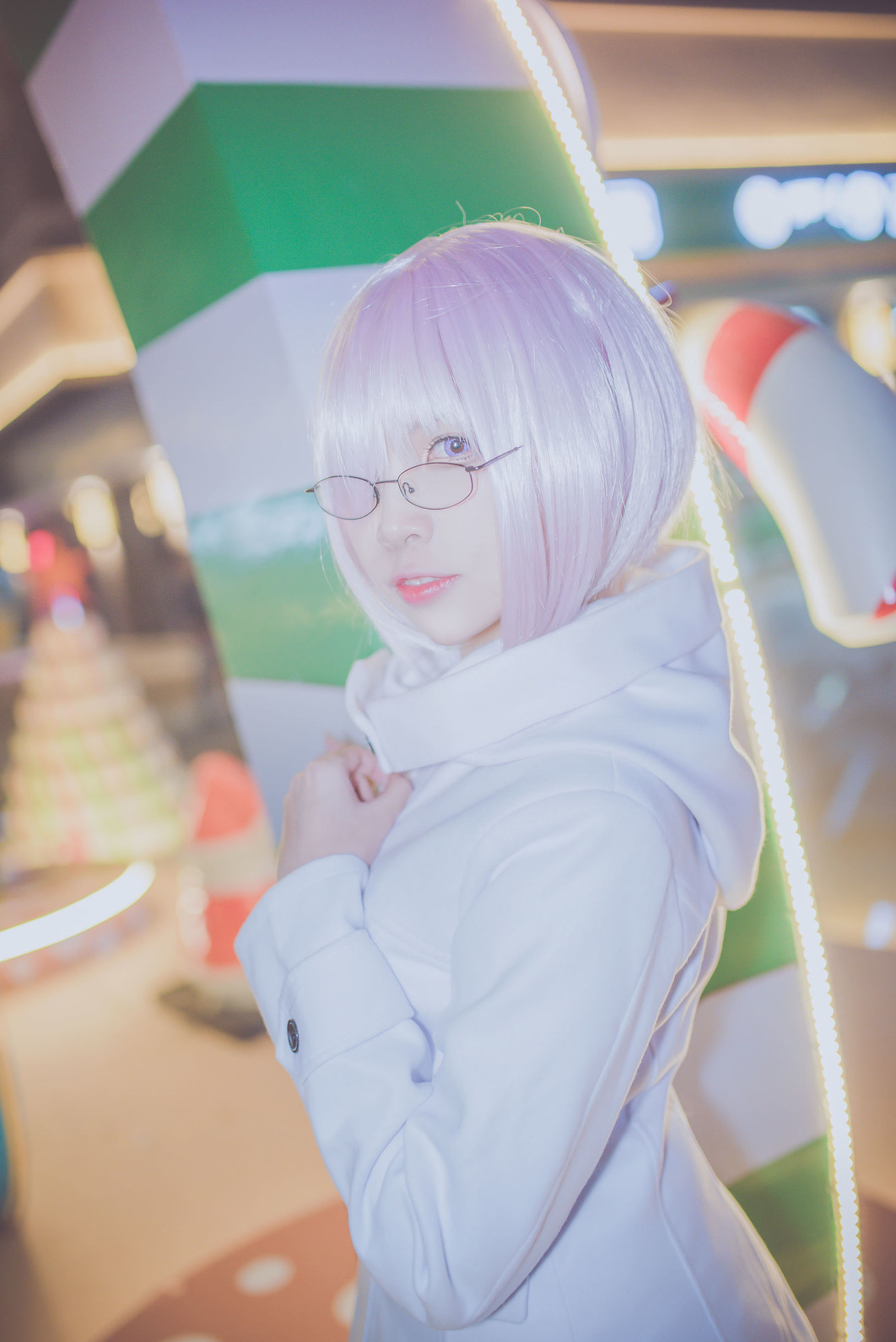 Coser phổ biến Er Zuo Nisa Mashu chụp ngoại cảnh