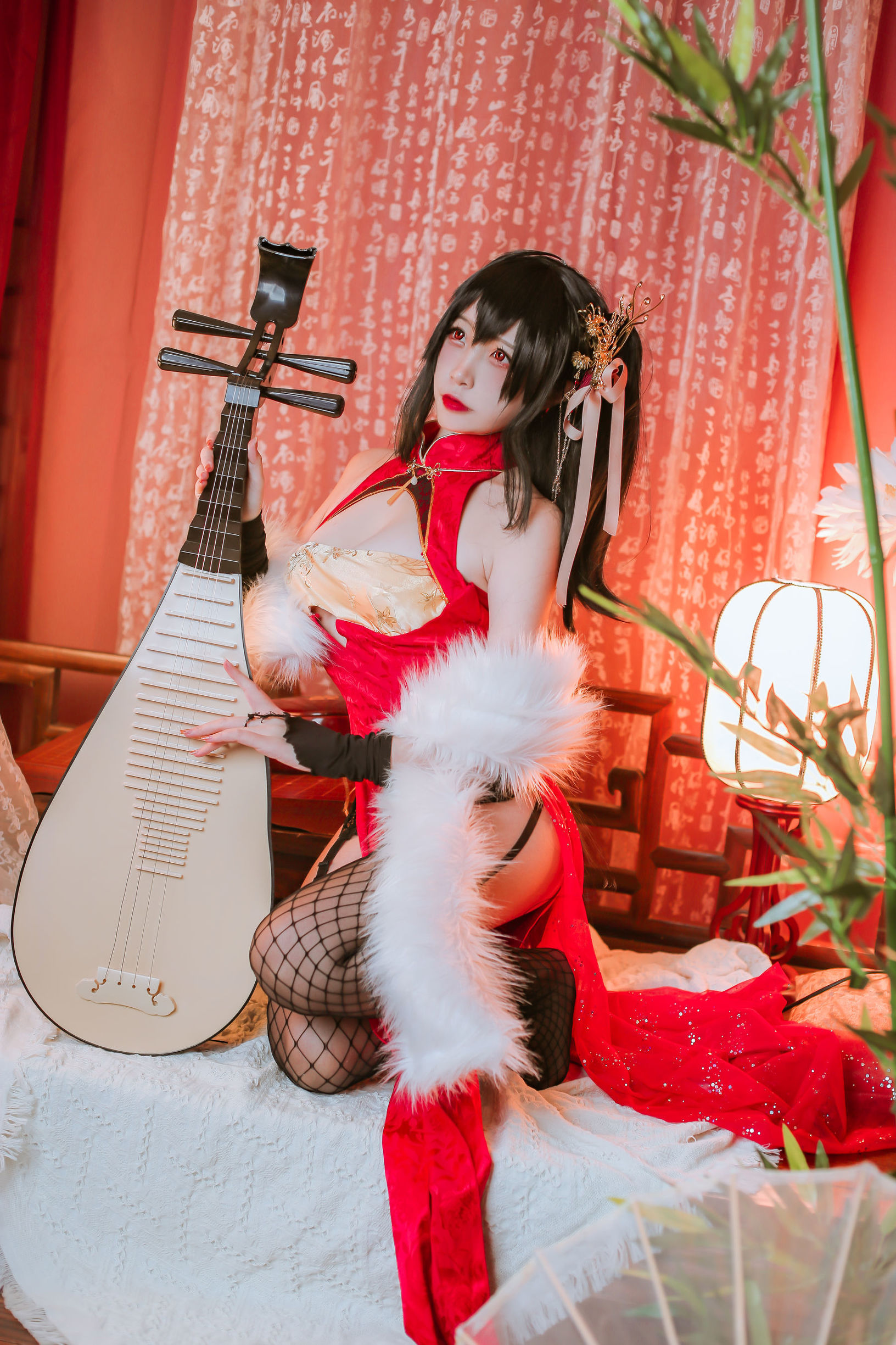 Popular Coser Er Zuo Nisa Azur Lane Dafeng Qipao
