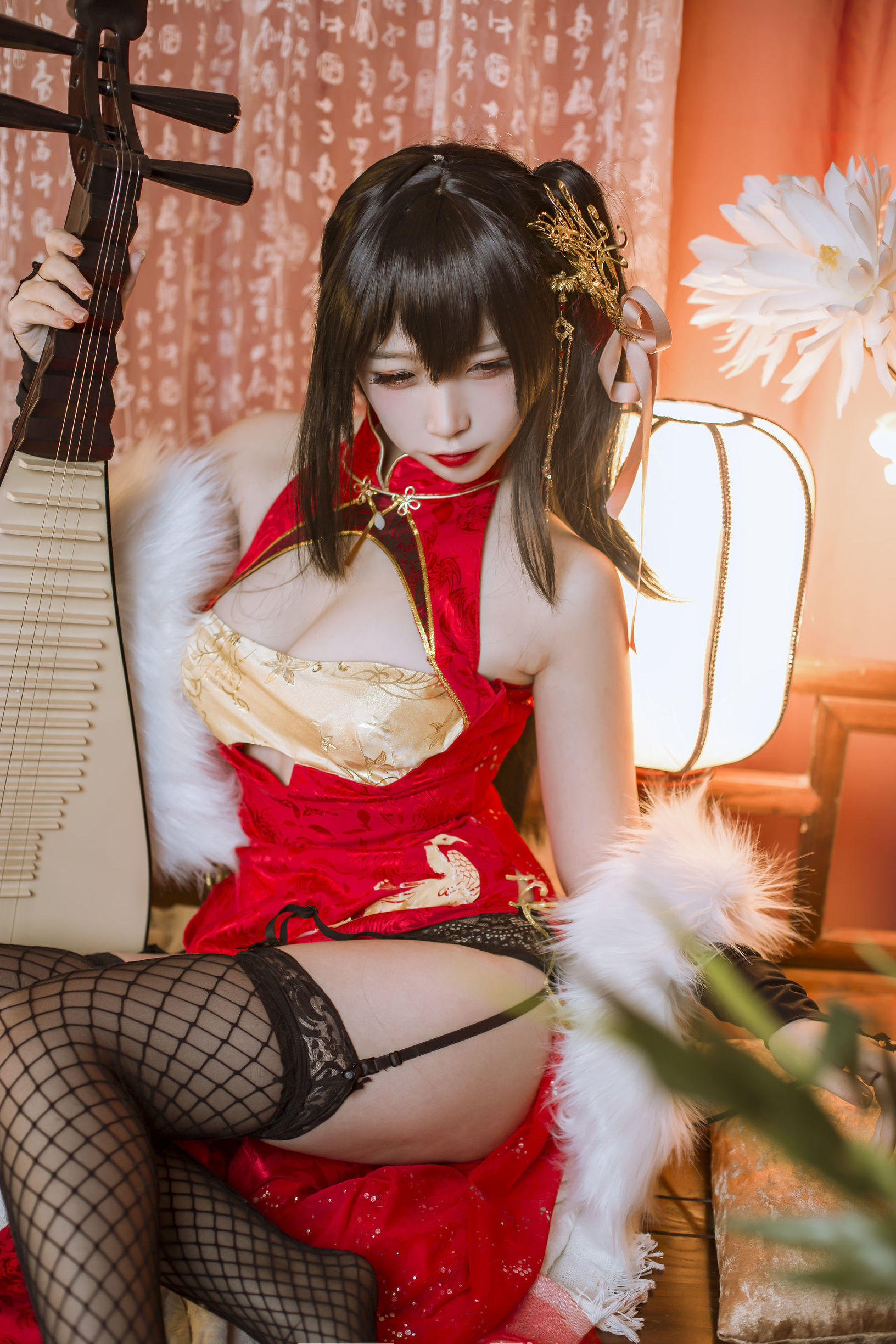 Coser nổi tiếng Er Zuo Nisa - Taihou Azur Lane qipao
