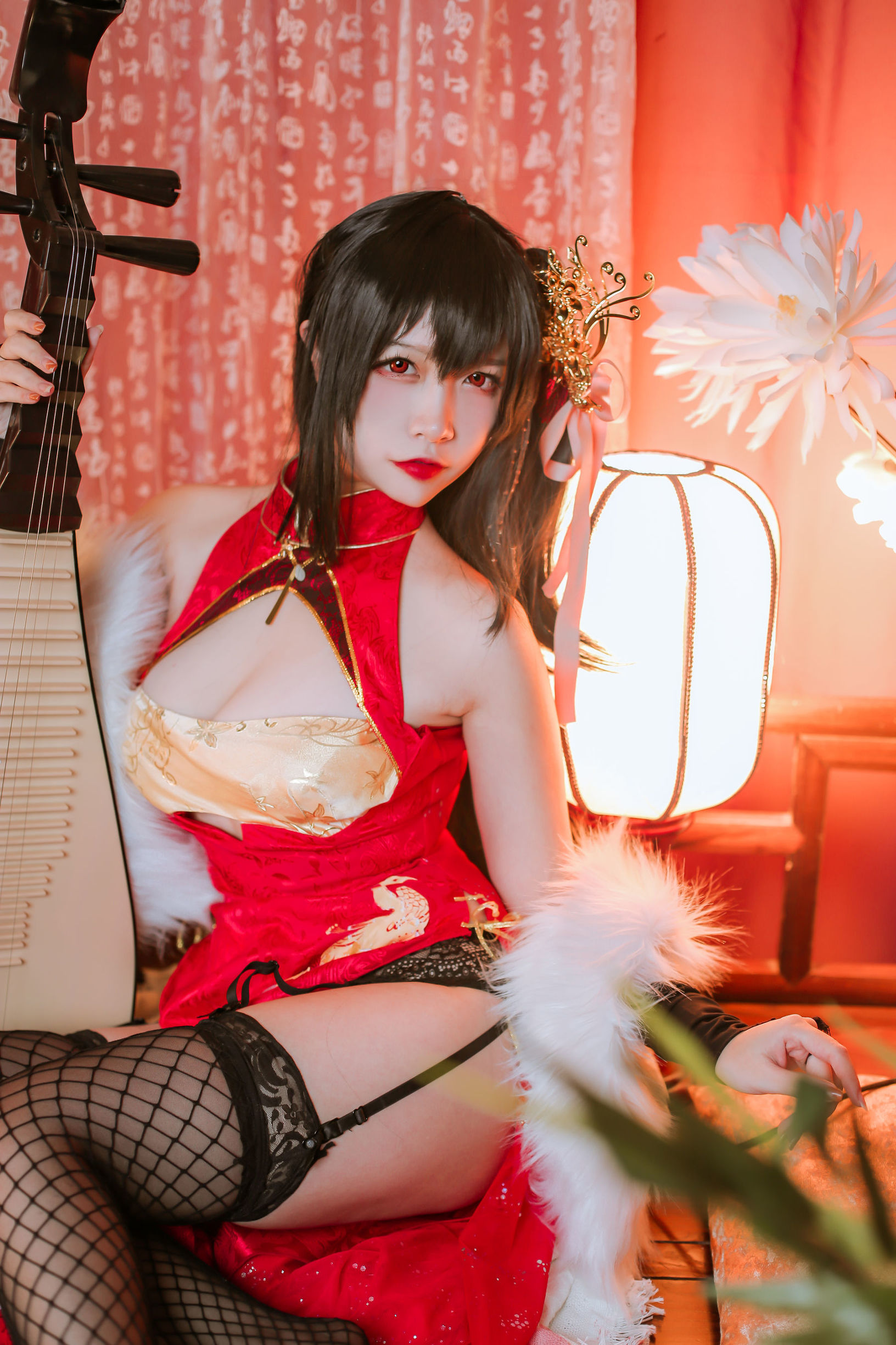 Coser nổi tiếng Er Zuo Nisa - Taihou Azur Lane qipao