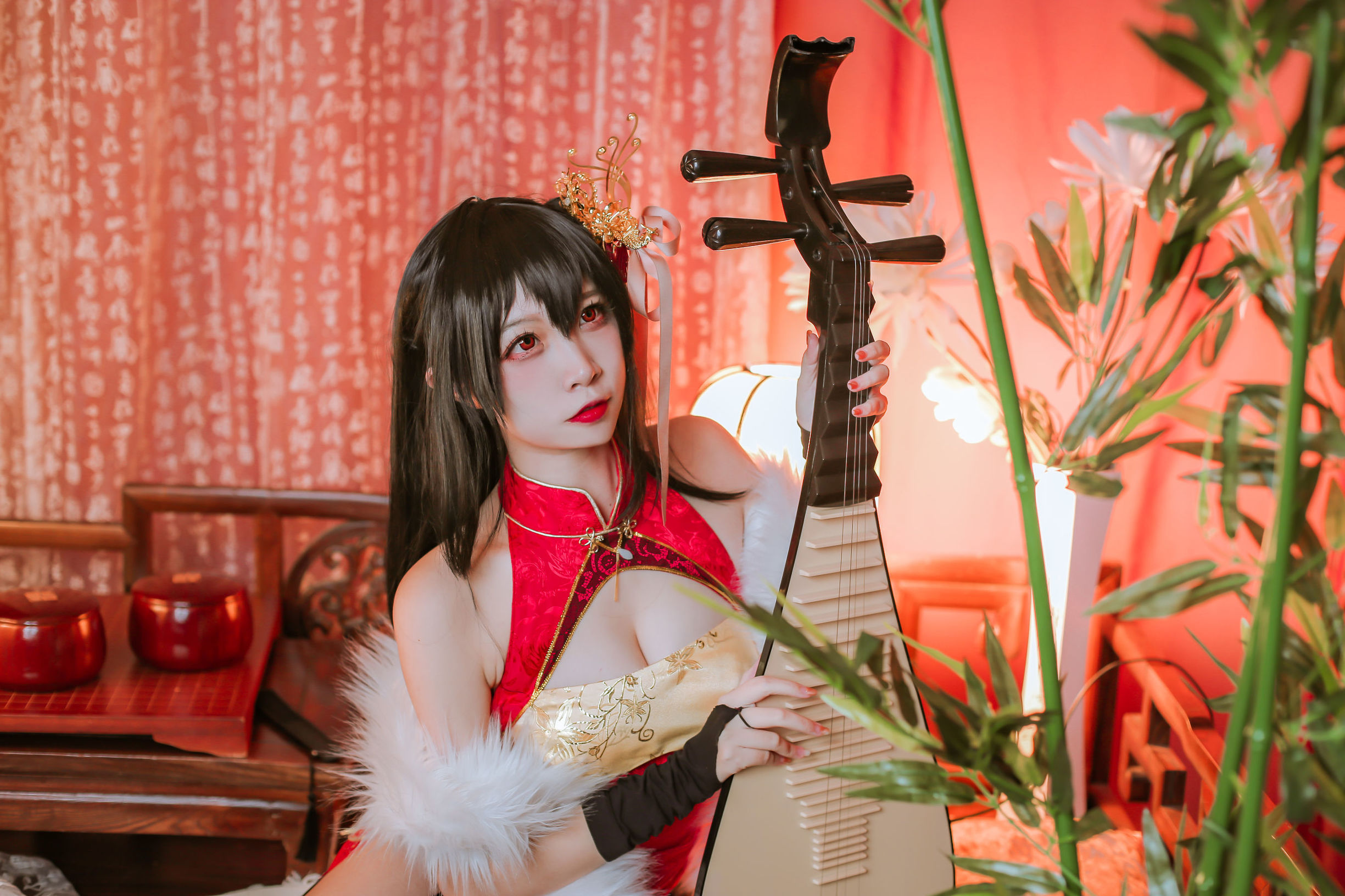 Coser nổi tiếng Er Zuo Nisa - Taihou Azur Lane qipao