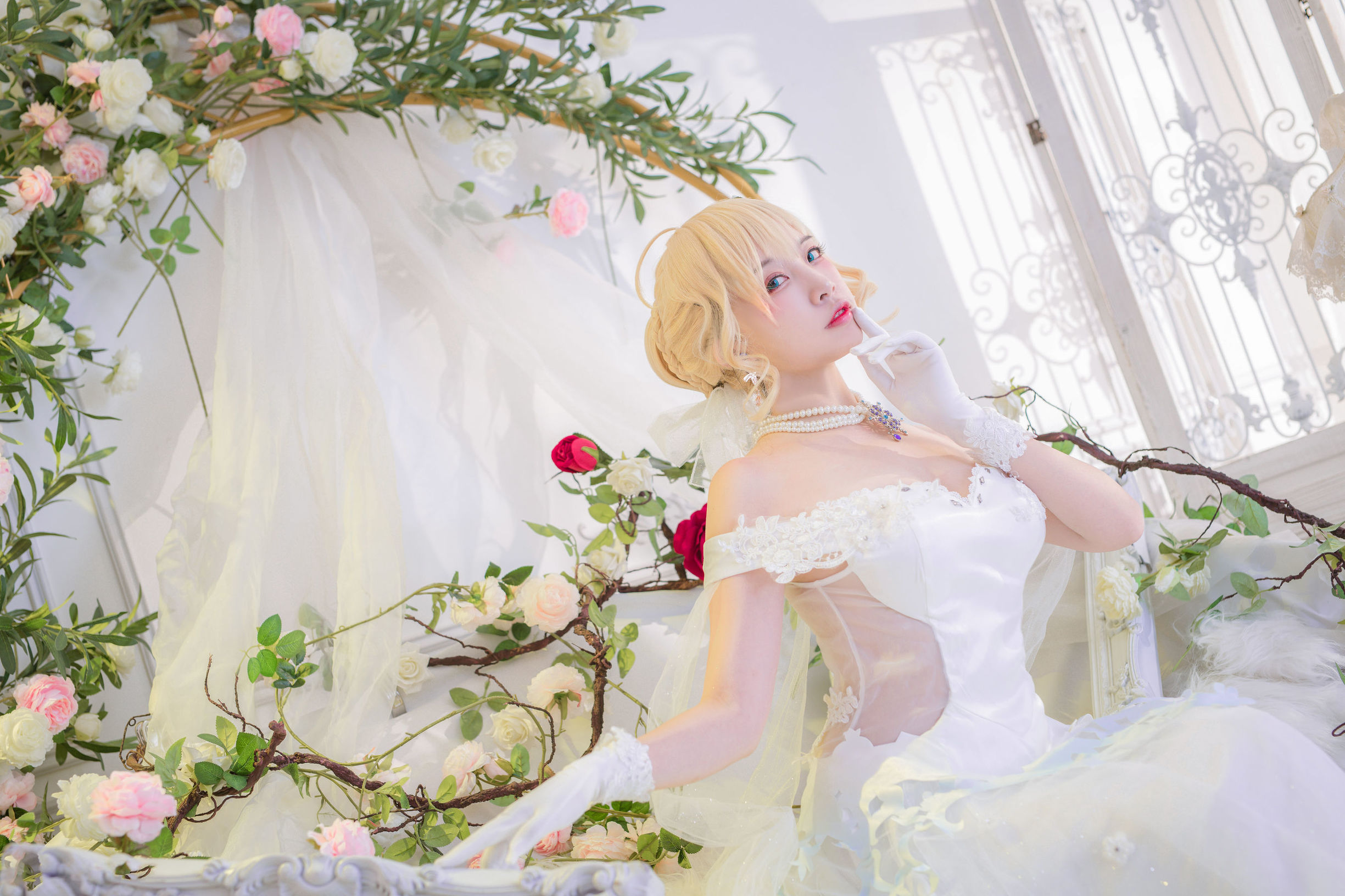 人気のコスプレイヤー ニサ 花嫁
