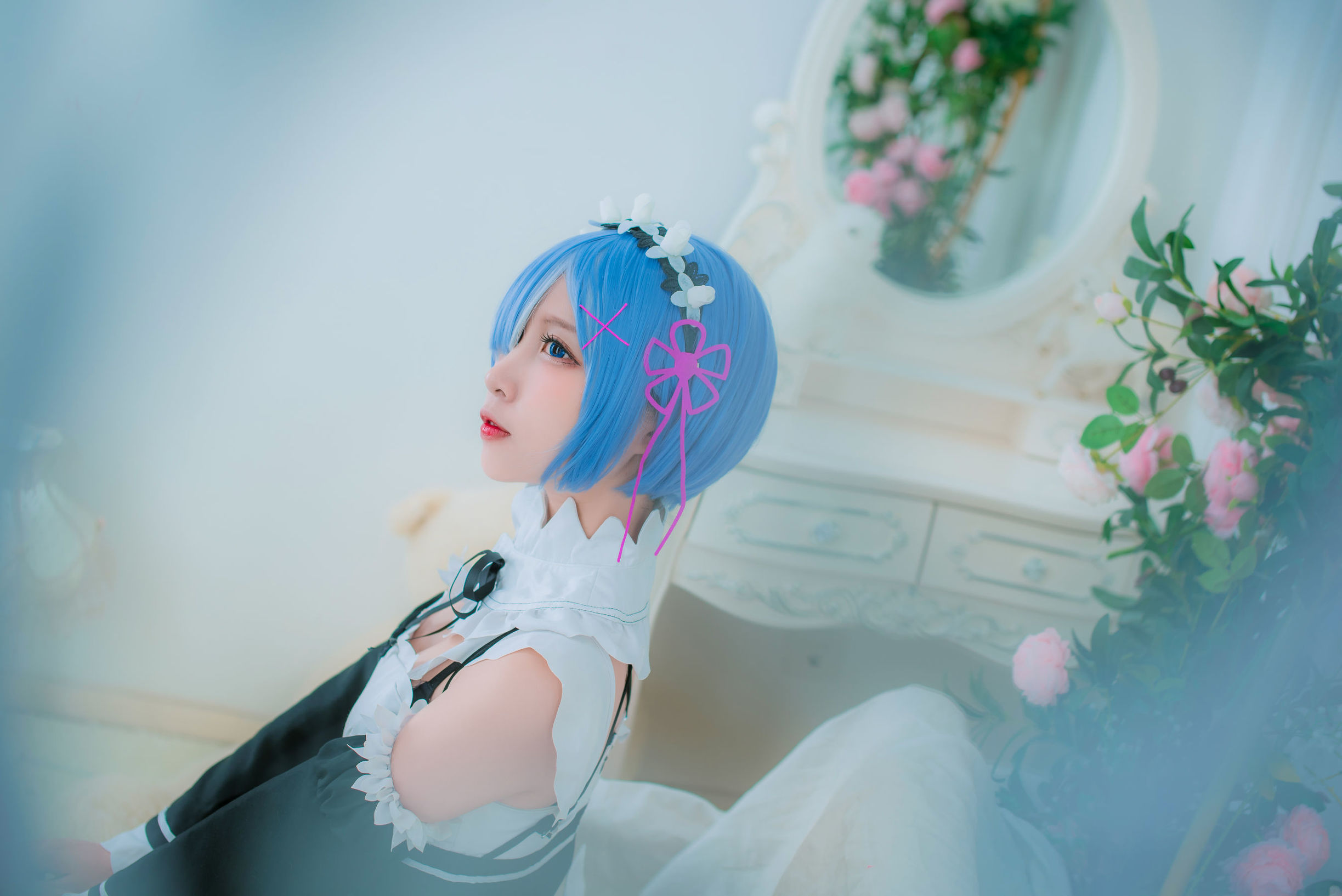 Coser nổi tiếng Erzuo Nisa – Rem nữ hầu