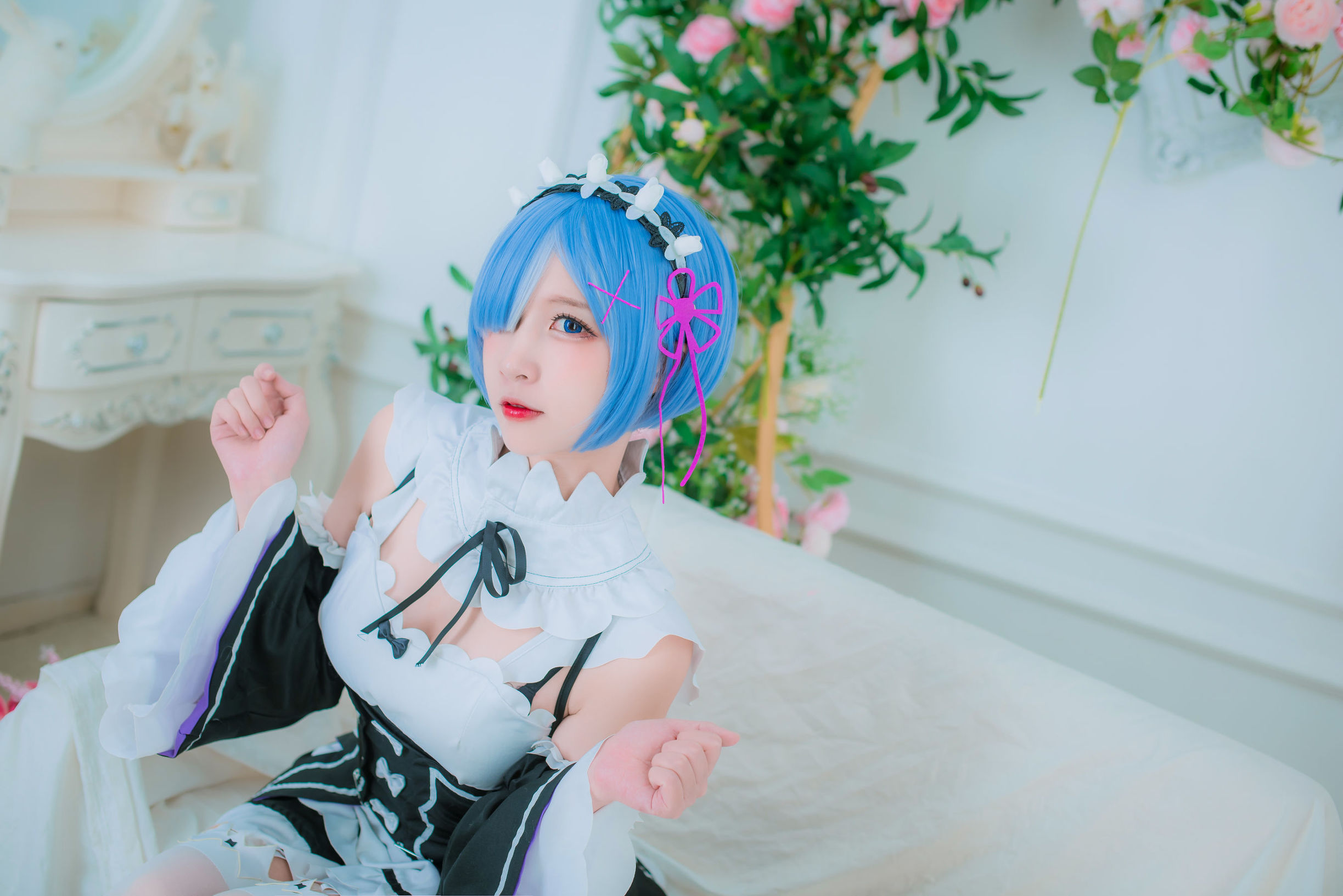 人氣Coser二佐Nisa 蕾姆女僕
